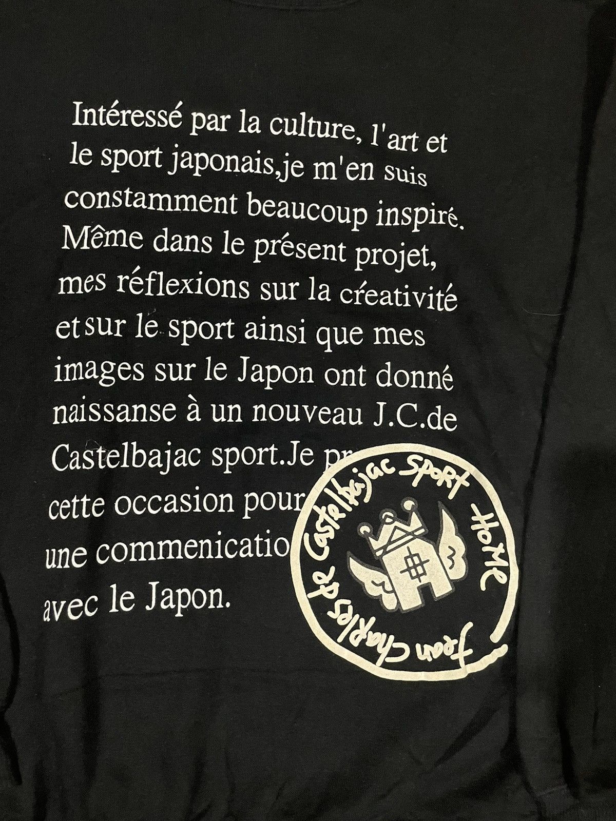 Designer Rare💥Jean Charles De Castelbajac Spellout Jumper Sweater Size US L / EU 52-54 / 3 - 9 Thumbnail