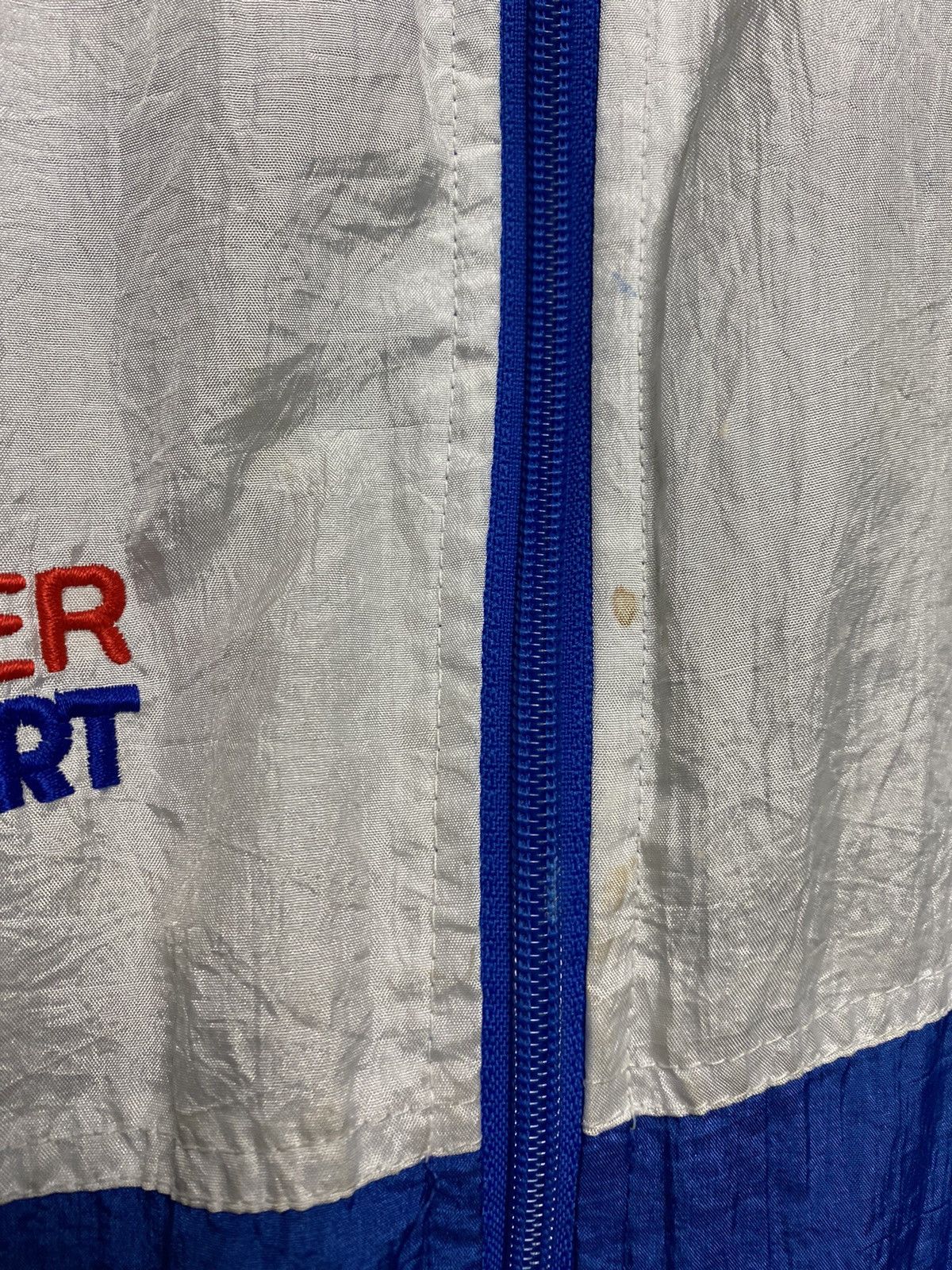 Umbro × Vintage 90s Umbro vintage blue windbreaker jacket Size US L / EU 52-54 / 3 - 5 Thumbnail