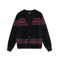 Stussy Shaggy Cardigan | Grailed