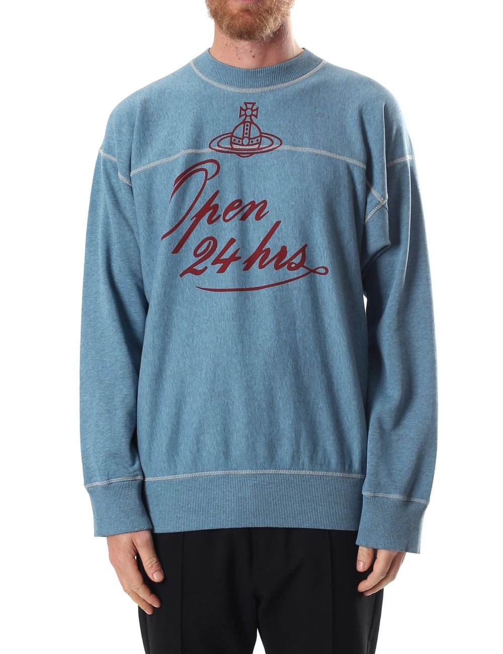 Vivienne Westwood Oversized Sweatshirt Open 24 Hours