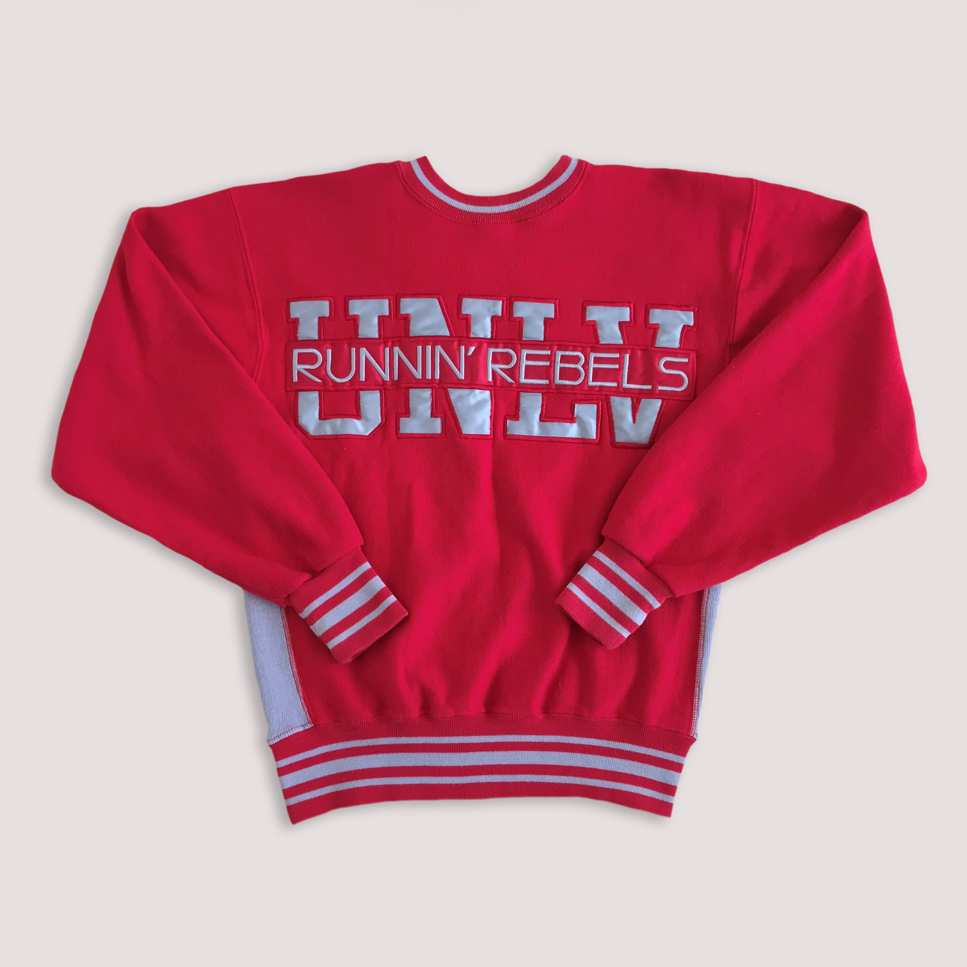 Vintage 90s UNLV sweatshirt crewneck Oversize Red boxy M - Main Image