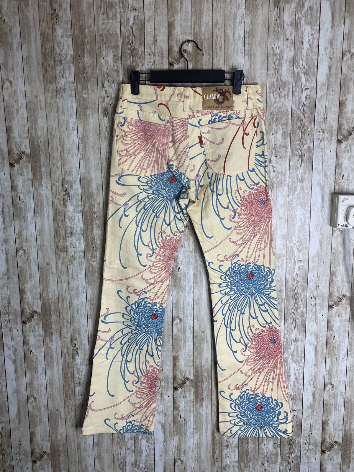 Japanese Brand × Vintage Glamdy Printed Jeans Size US 29 - 2 Thumbnail