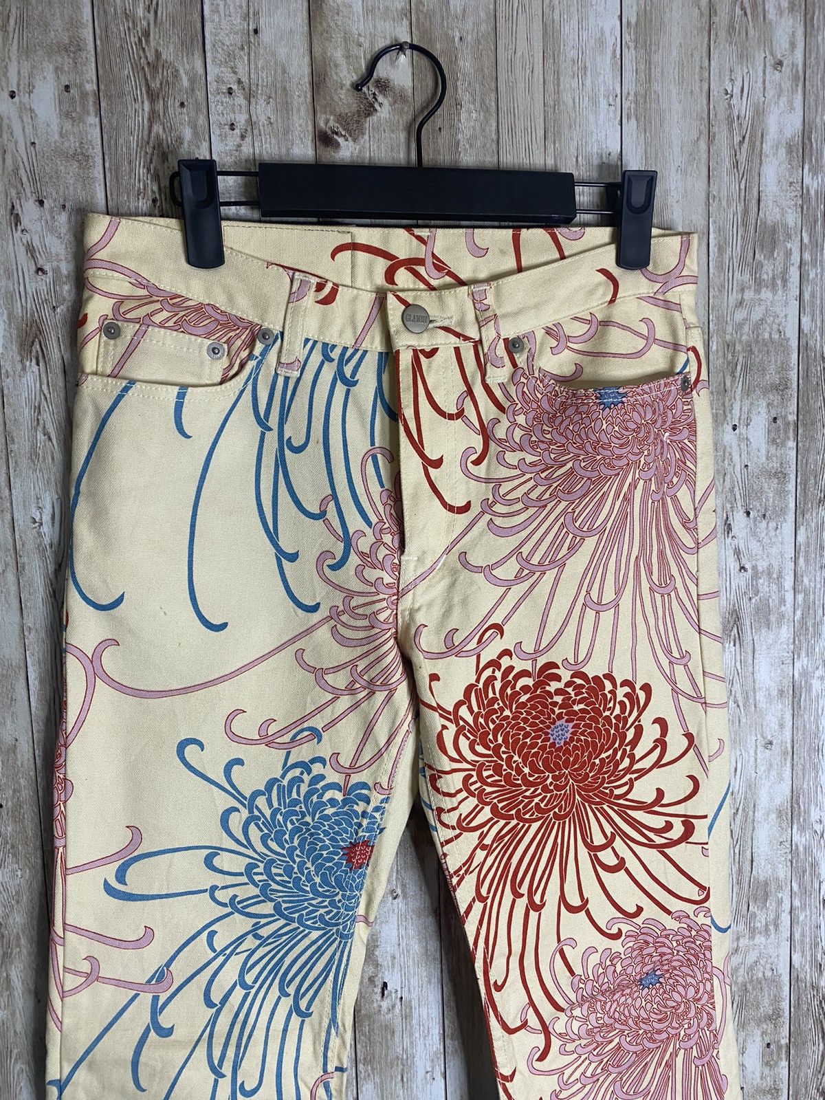 Japanese Brand × Vintage Glamdy Printed Jeans Size US 29 - 4 Thumbnail