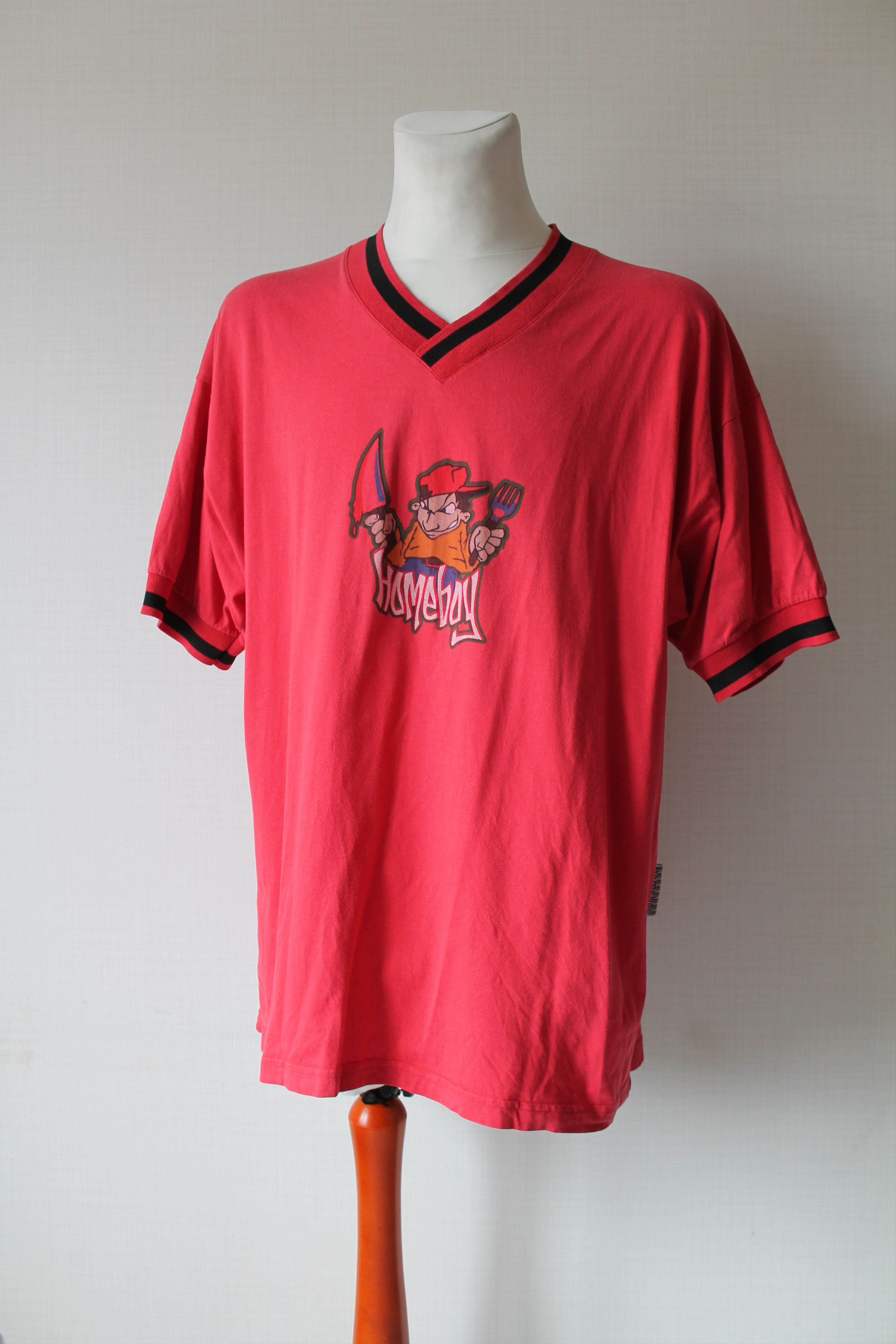 HOMME BOY CO. Home boy vintage faded red t shirt Size US M / EU 48-50 / 2 - 1 Thumbnail