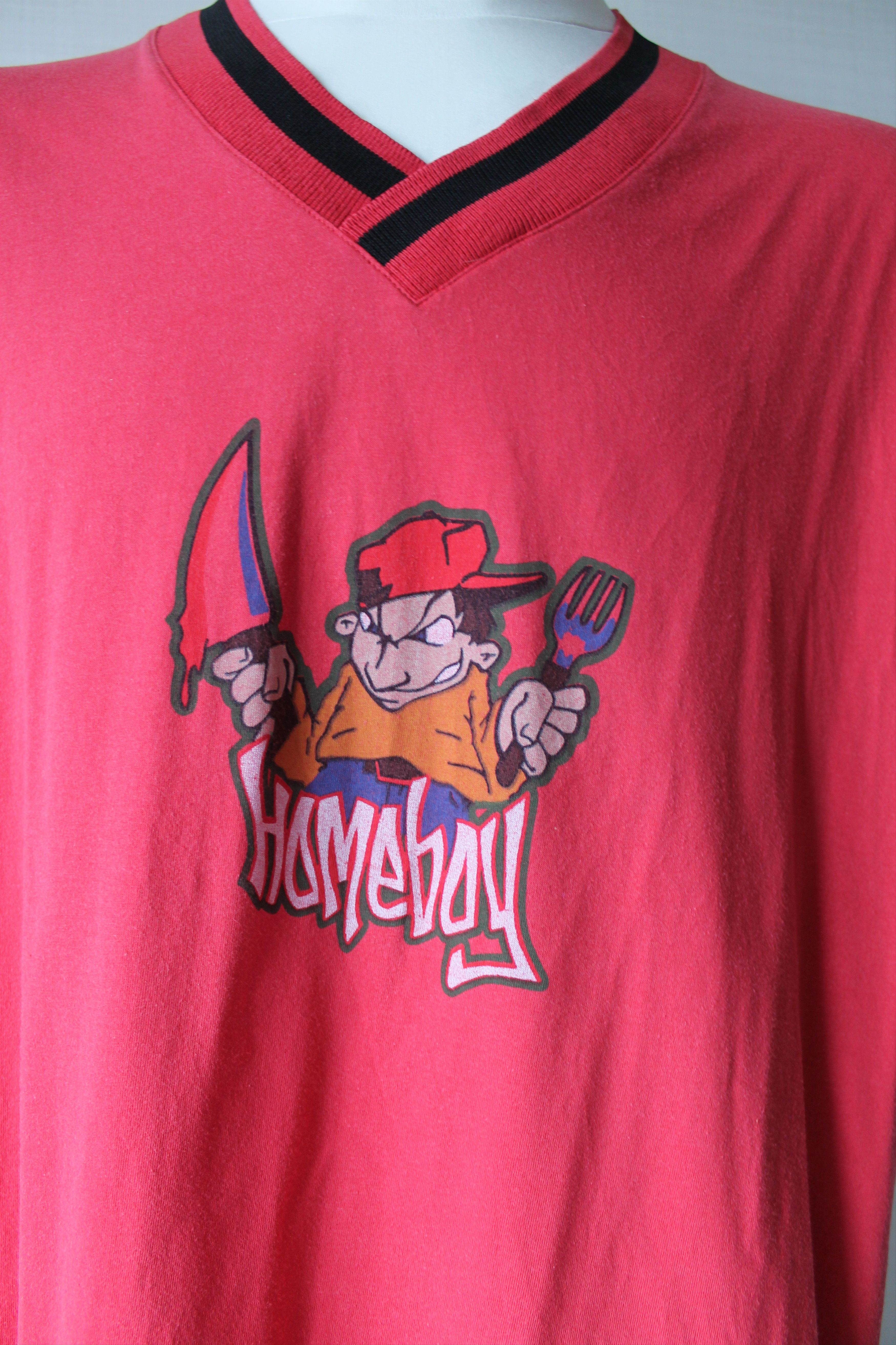 HOMME BOY CO. Home boy vintage faded red t shirt Size US M / EU 48-50 / 2 - 2 Thumbnail