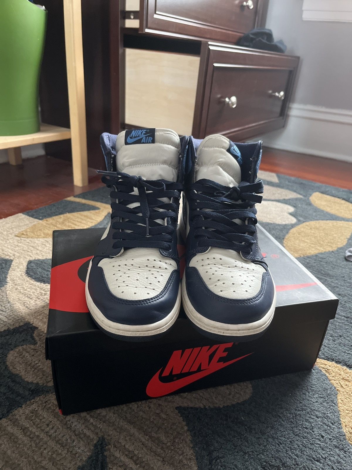Jordan Brand Jordan 1 OG High Obsidian Size US 9.5 / EU 42-43 - 2 Thumbnail