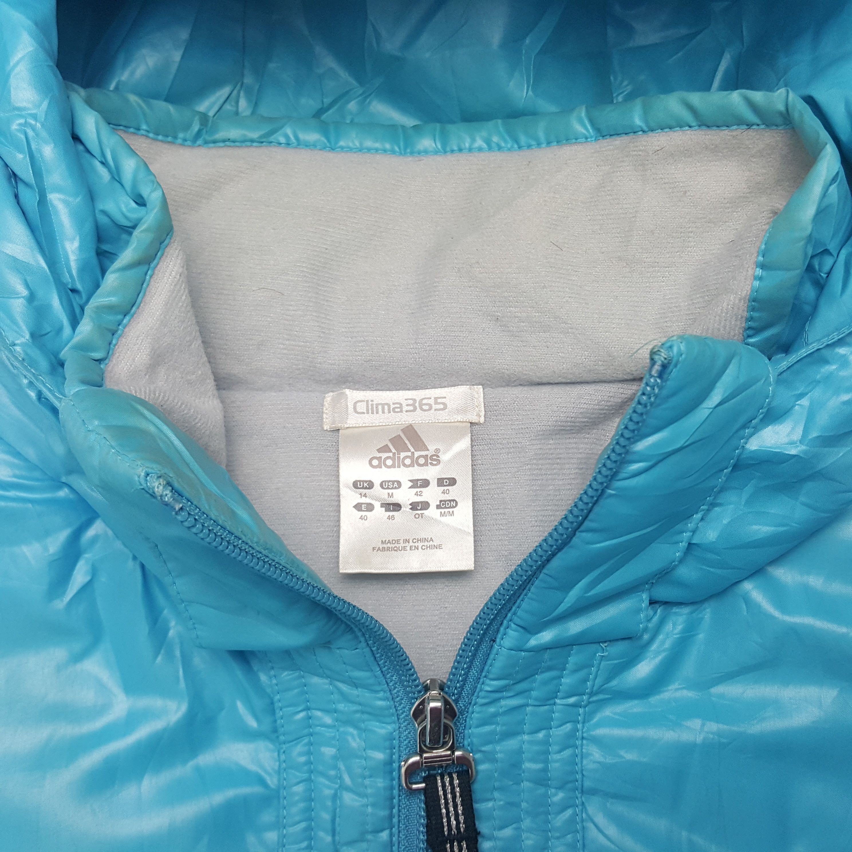Adidas Vintage Adidas Winter Long Zipper Jacket Hoodies Size US S / EU 44-46 / 1 - 4 Thumbnail