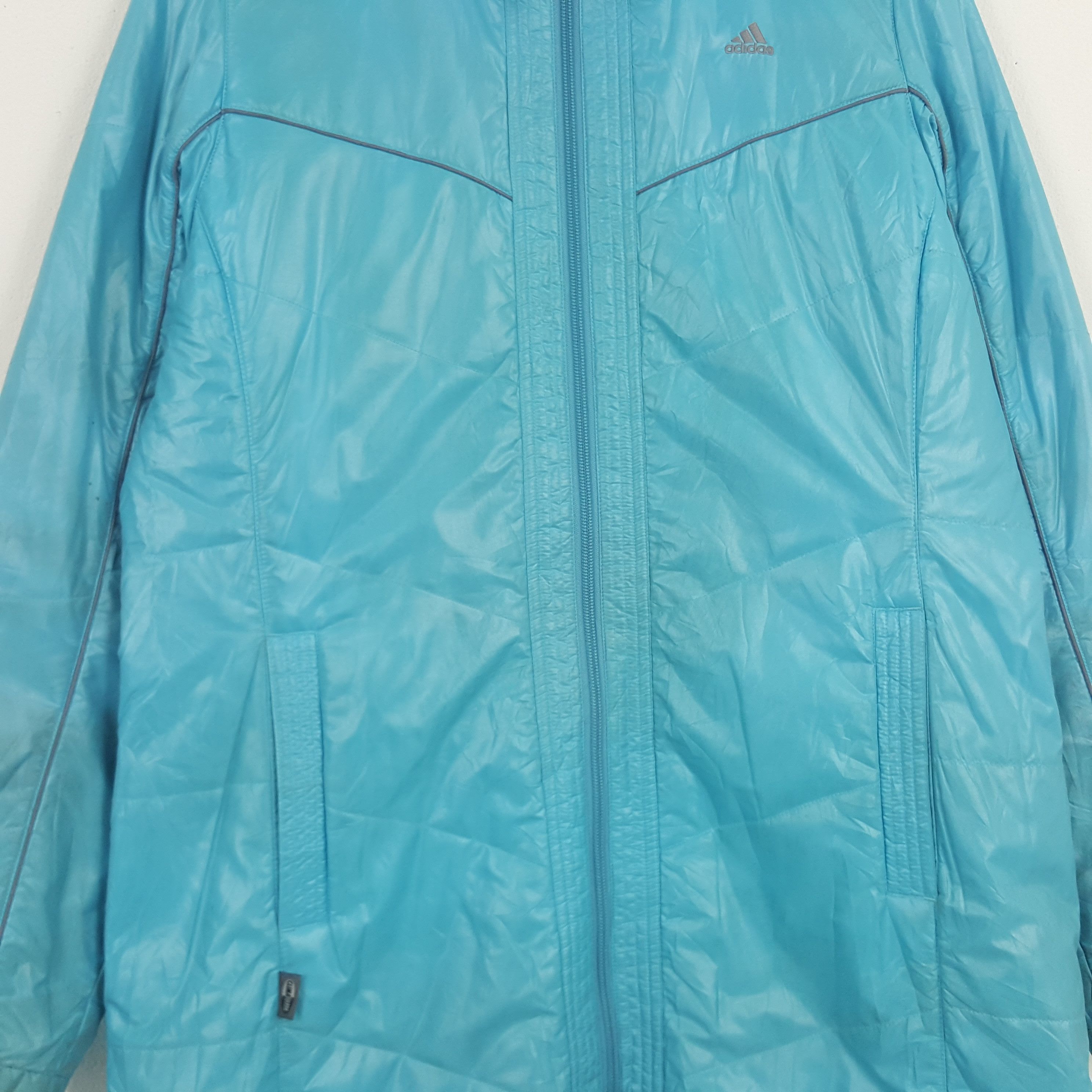 Adidas Vintage Adidas Winter Long Zipper Jacket Hoodies Size US S / EU 44-46 / 1 - 2 Thumbnail