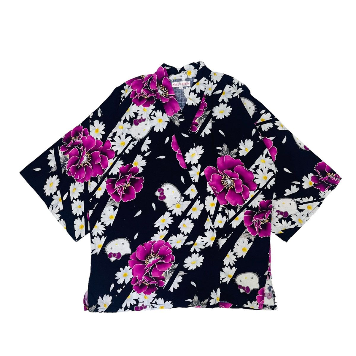 Anime Hello Kitty Floral Cardigan Kimono Size US L / EU 52-54 / 3 - 1 Thumbnail