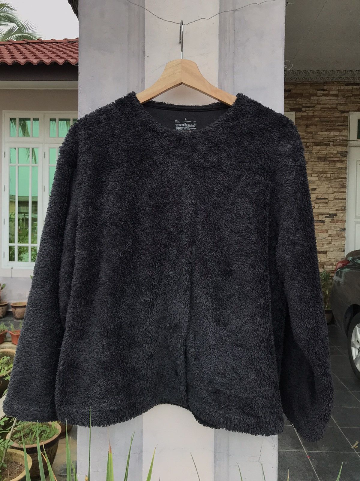 Japanese Brand Muji Fleece Button Up Cardigan Size US L / EU 52-54 / 3 - 1 Thumbnail
