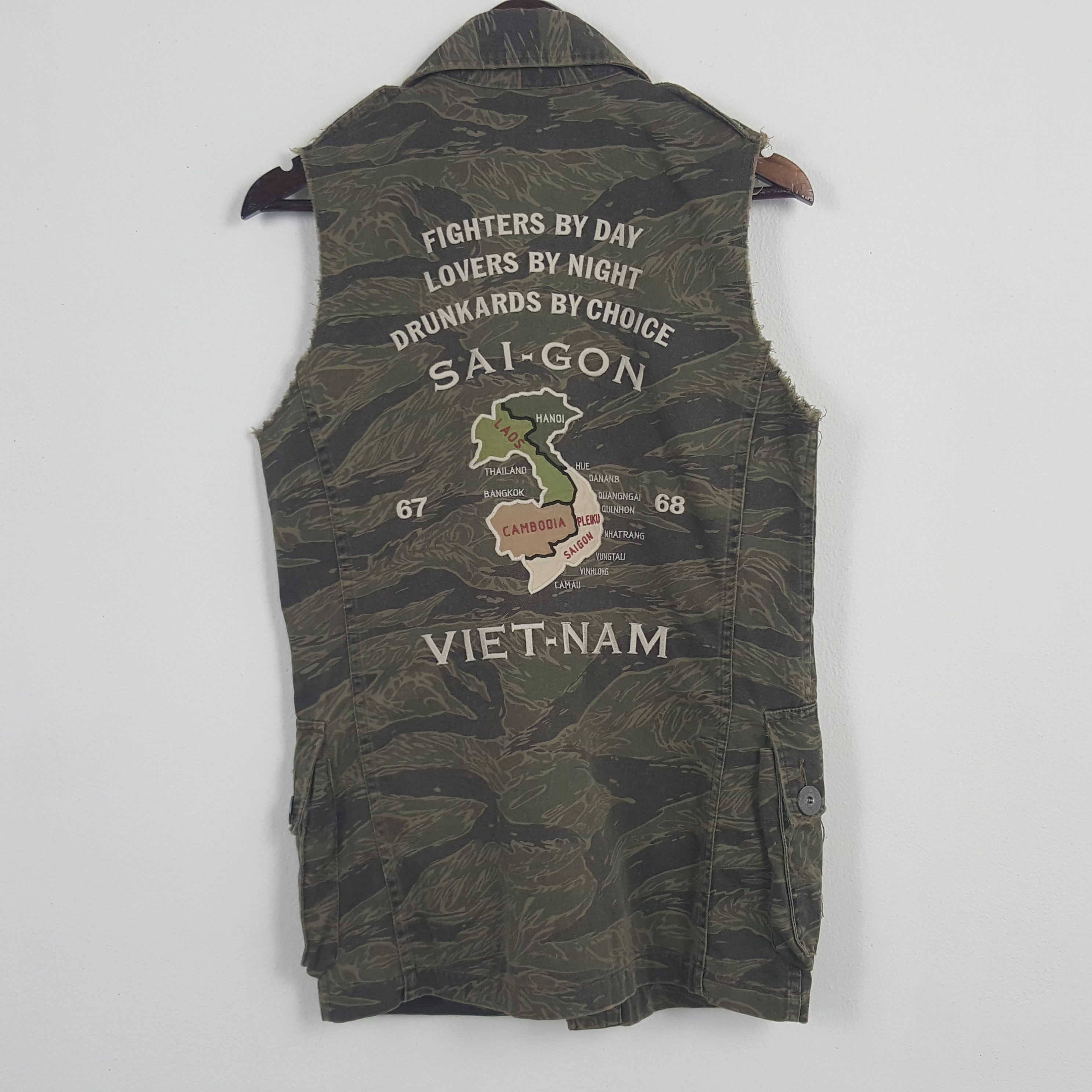 Hysteric Glamour Vintage Hysteric Glamour Saigon Viet-nam Military Vest Size US XS / EU 42 / 0 - 3 Thumbnail