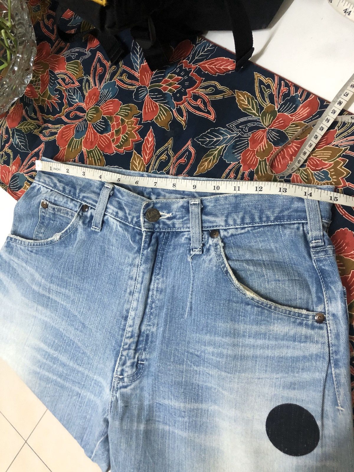 Lee × N.Hoolywood Vintage Lee Riders By N.hollywood Graphic Print Jeans Size US 30 / EU 46 - 14 Thumbnail