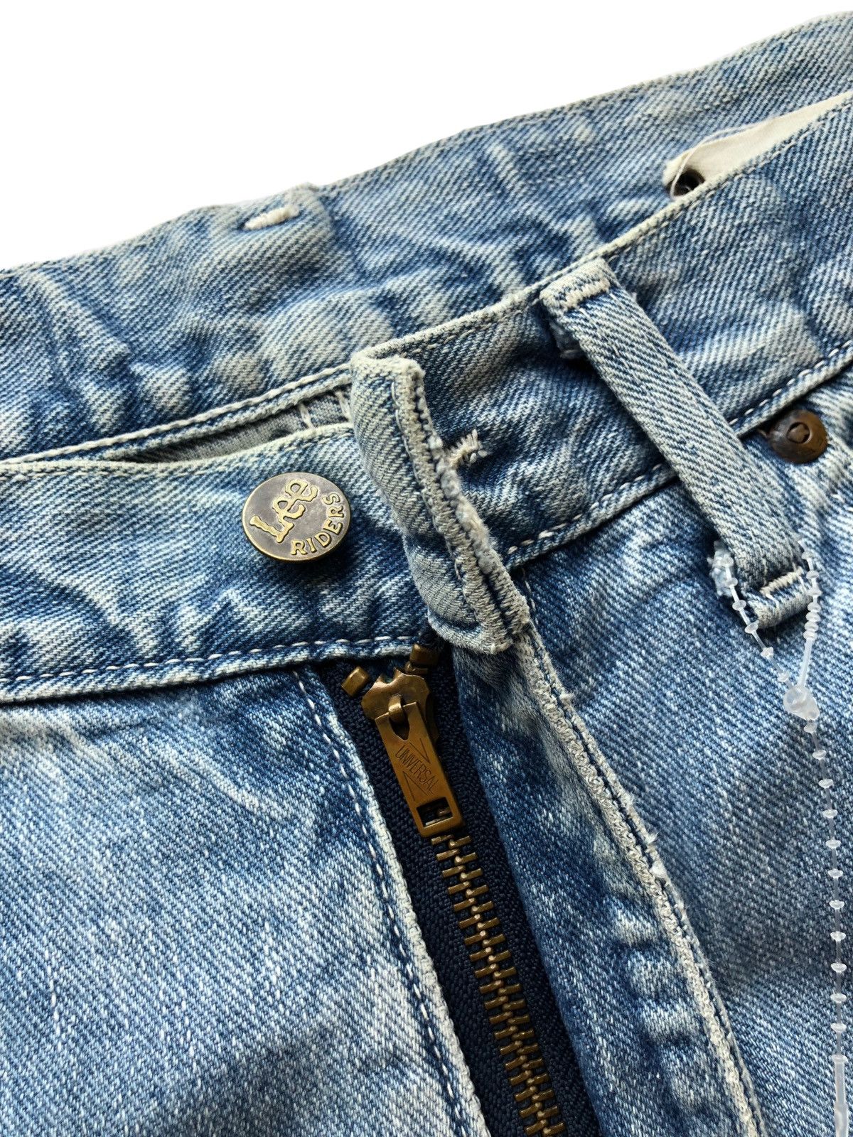 Lee × N.Hoolywood Vintage Lee Riders By N.hollywood Graphic Print Jeans Size US 30 / EU 46 - 10 Thumbnail