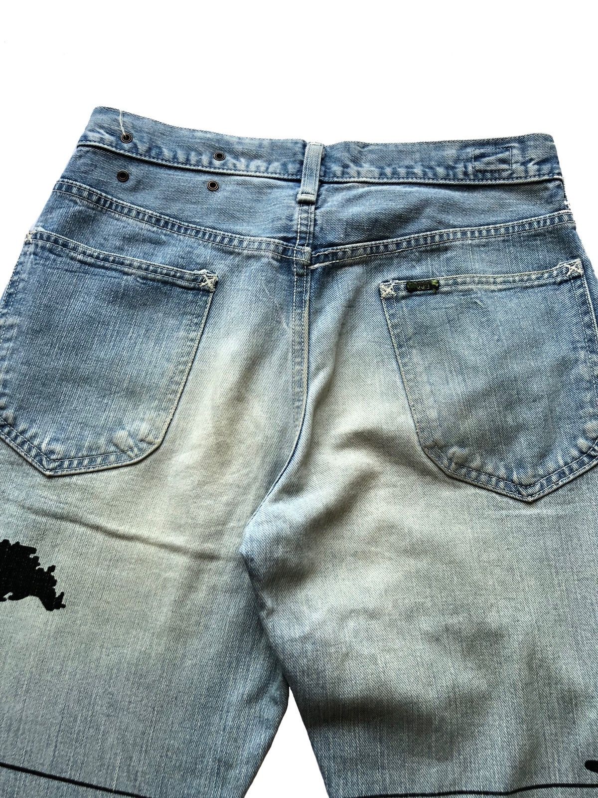 Lee × N.Hoolywood Vintage Lee Riders By N.hollywood Graphic Print Jeans Size US 30 / EU 46 - 8 Thumbnail