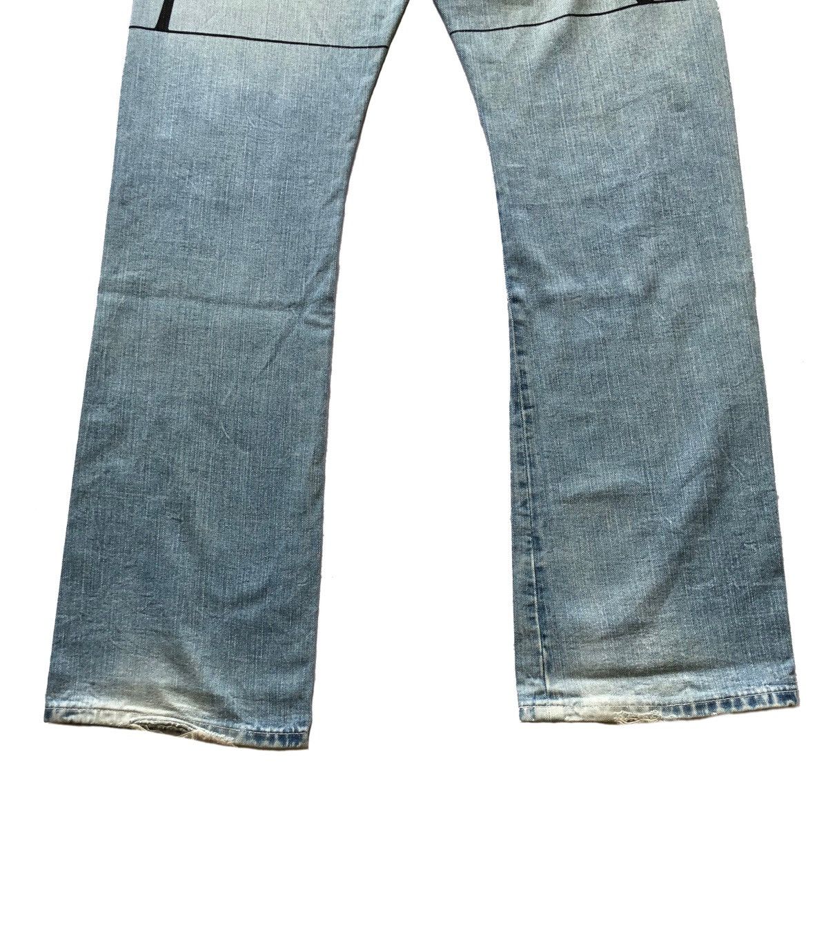 Lee × N.Hoolywood Vintage Lee Riders By N.hollywood Graphic Print Jeans Size US 30 / EU 46 - 9 Thumbnail
