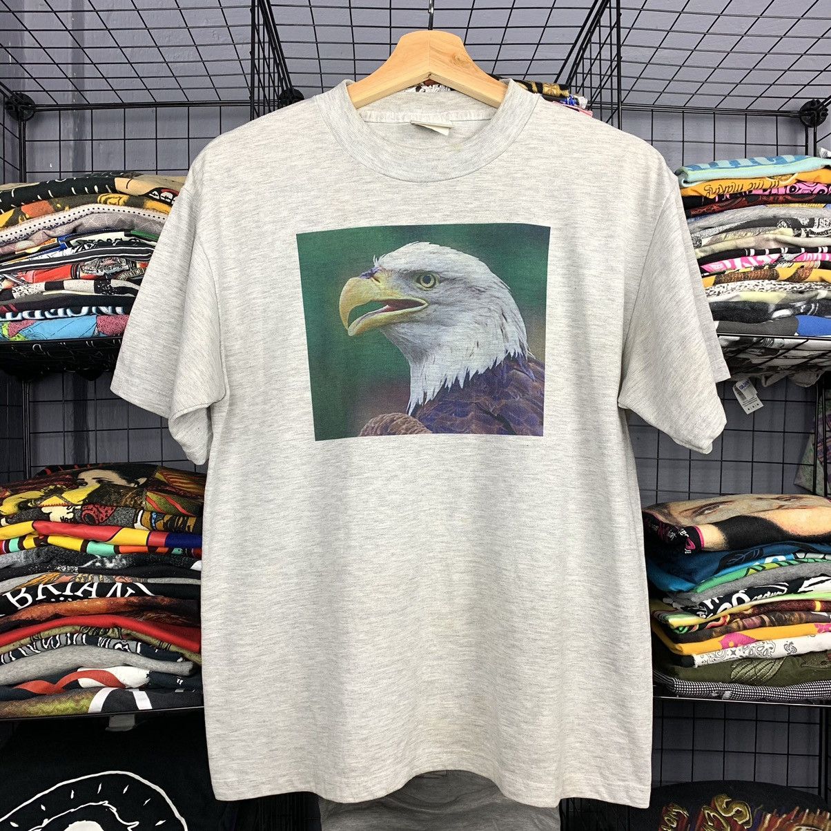 VINTAGE BIG PRINT EAGLES HEAD