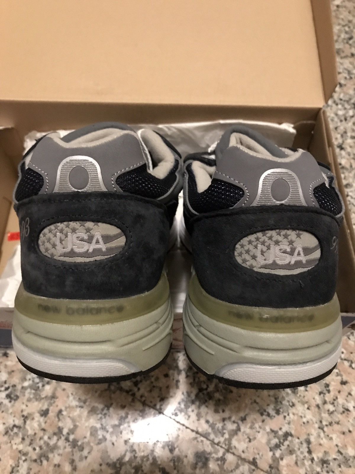 New Balance New Balance NB MR993NV Navy White Size US 8 / EU 41 - 7 Thumbnail