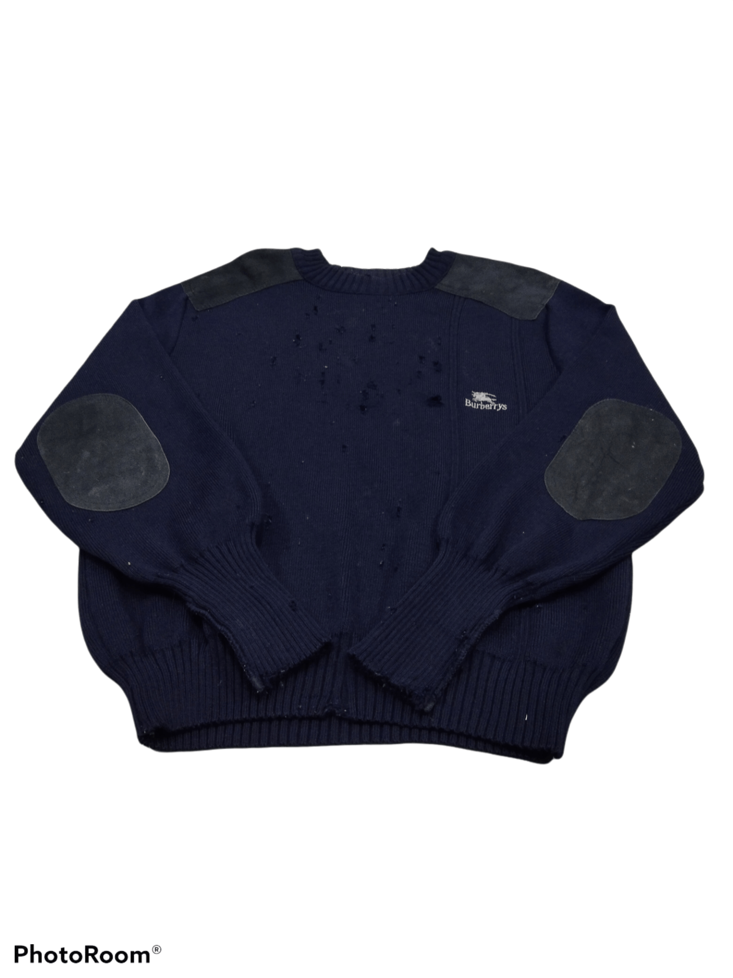 Burberry THRASH BURBERRYS MADE IN UK WOOL KNITWEAR Size US M / EU 48-50 / 2 - 2 Thumbnail