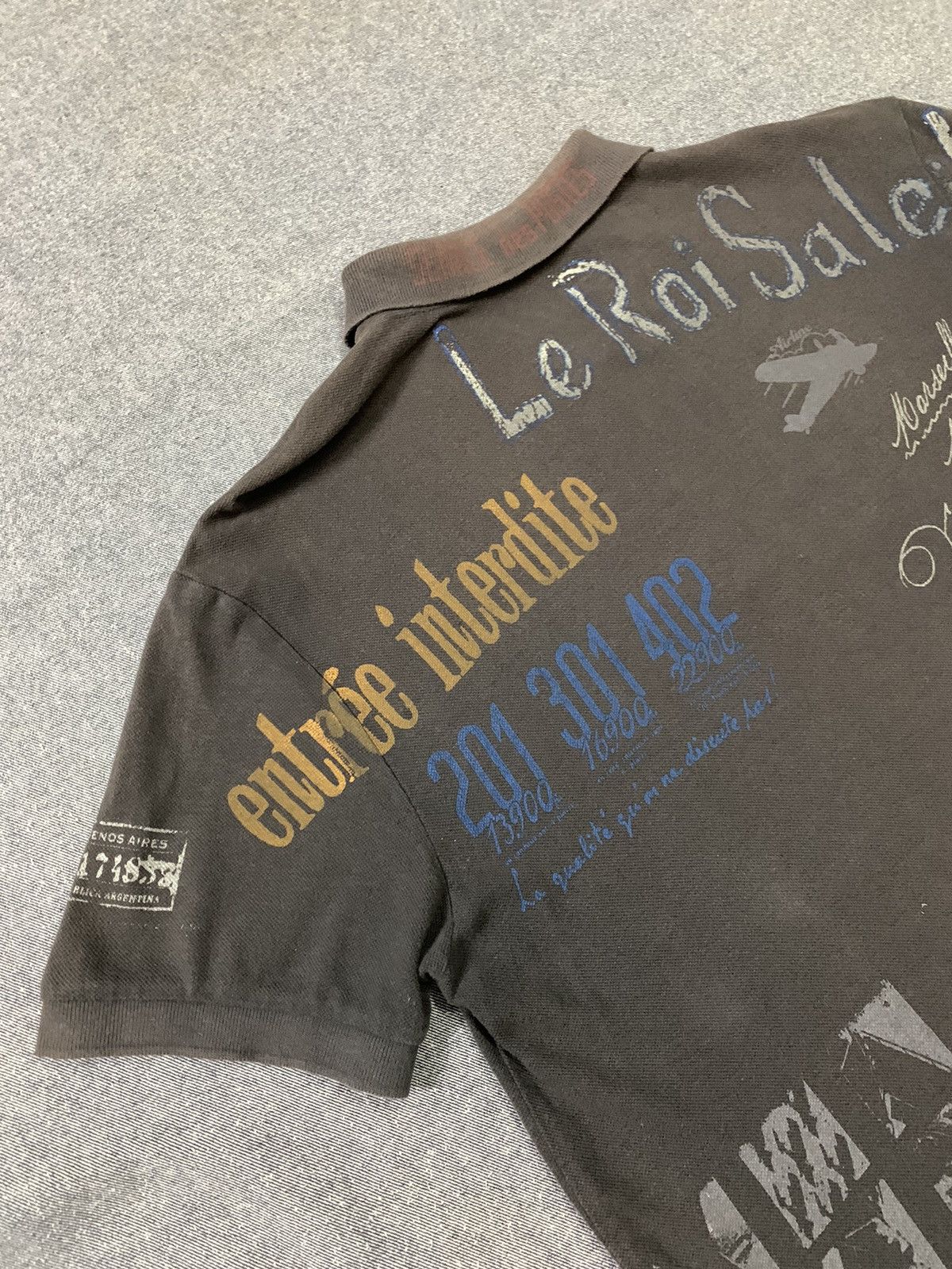 Avirex × Japanese Brand Natural faded Avirex Polo T-shirt Size US L / EU 52-54 / 3 - 16 Thumbnail