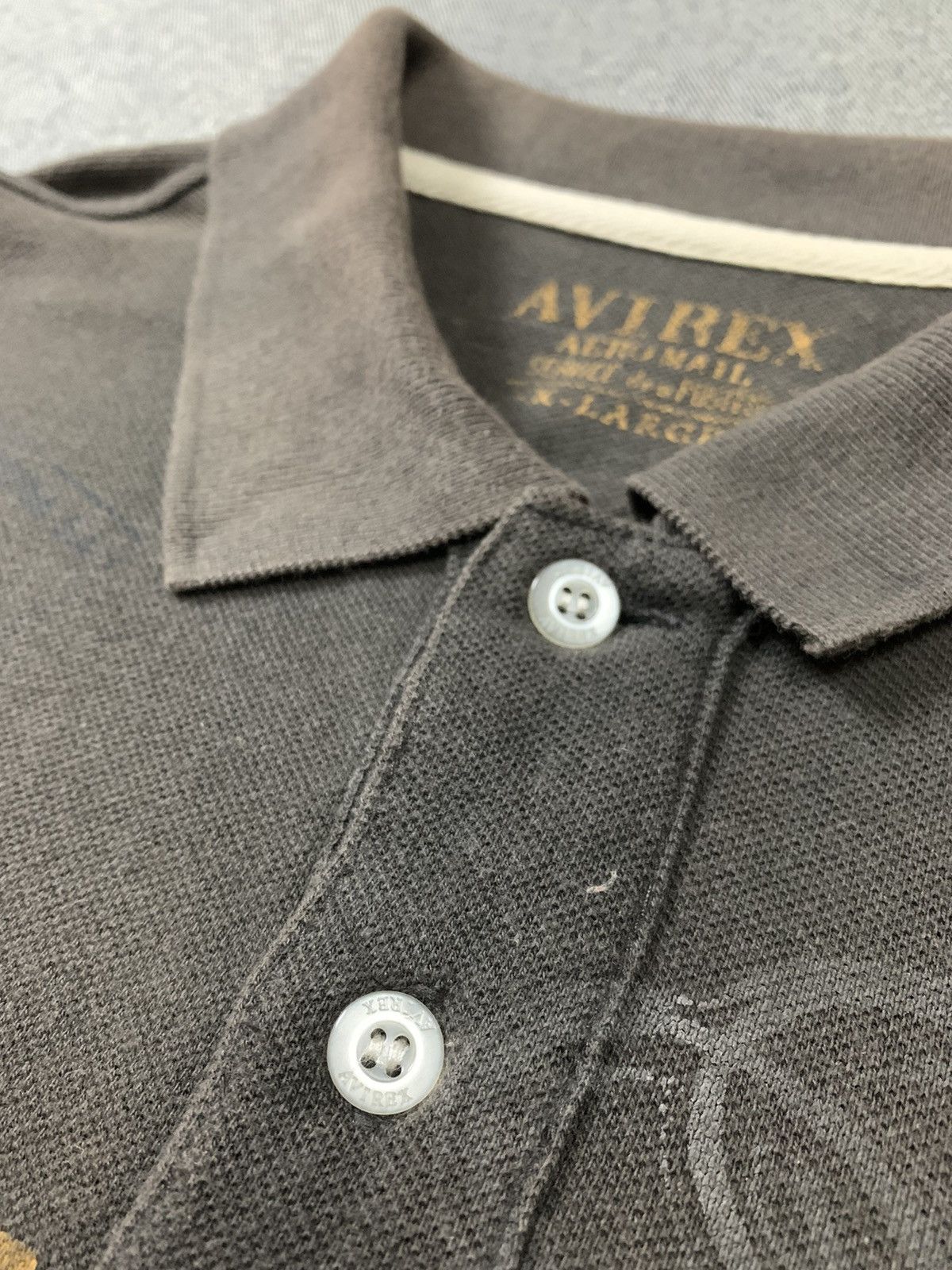 Avirex × Japanese Brand Natural faded Avirex Polo T-shirt Size US L / EU 52-54 / 3 - 11 Thumbnail