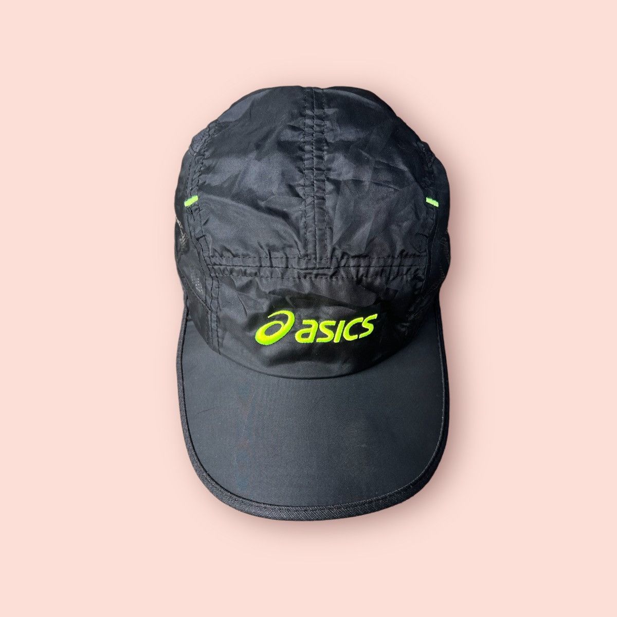 Asics VINTAGE Y2K ASICS 5 PANELS STRAPBACK HAT Size ONE SIZE - 4 Thumbnail