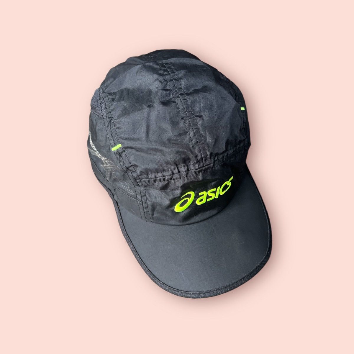 Asics VINTAGE Y2K ASICS 5 PANELS STRAPBACK HAT Size ONE SIZE - 1 Thumbnail