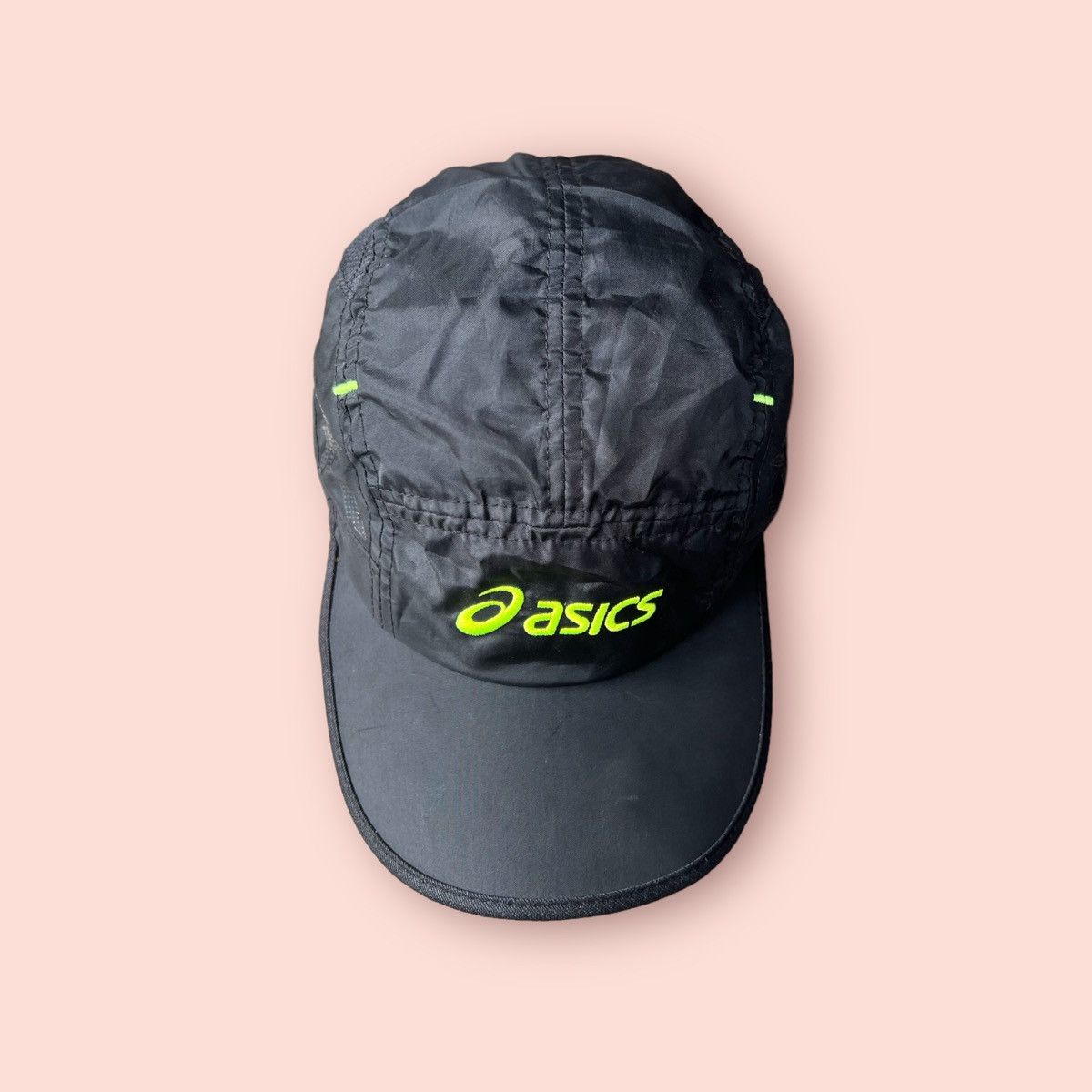 Asics VINTAGE Y2K ASICS 5 PANELS STRAPBACK HAT Size ONE SIZE - 2 Thumbnail