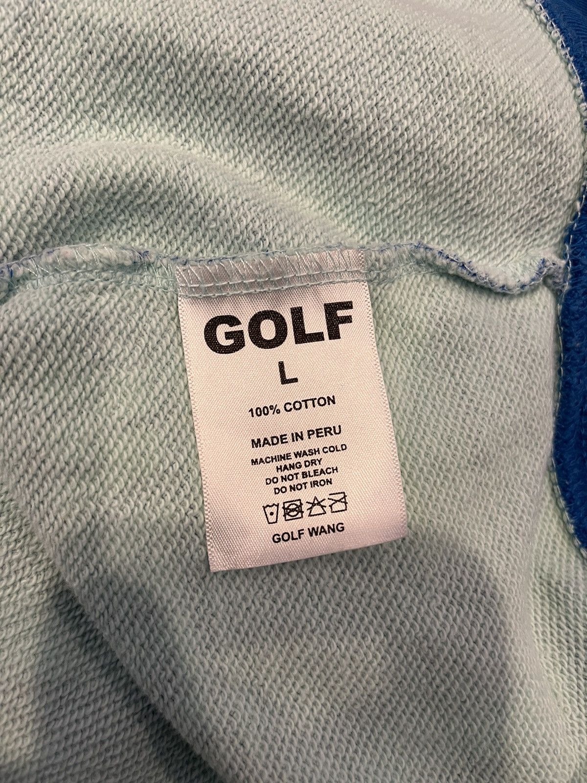 Golf Wang Where Protection Hoodie (Blue) Size US L / EU 52-54 / 3 - 4 Thumbnail