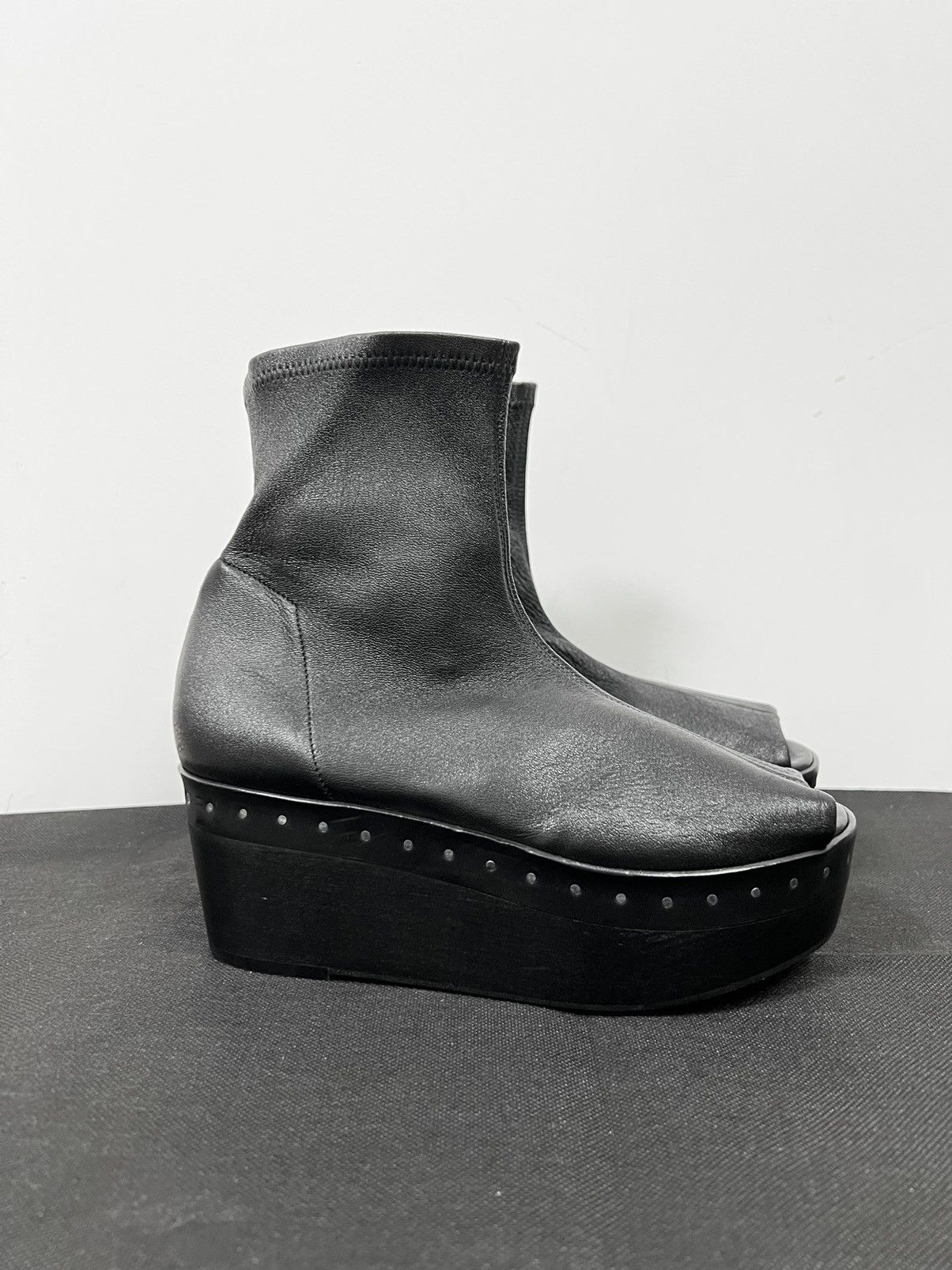 Rick Owens rick owens platform leather sock sz36 Size US 6 / IT 36 - 3 Thumbnail