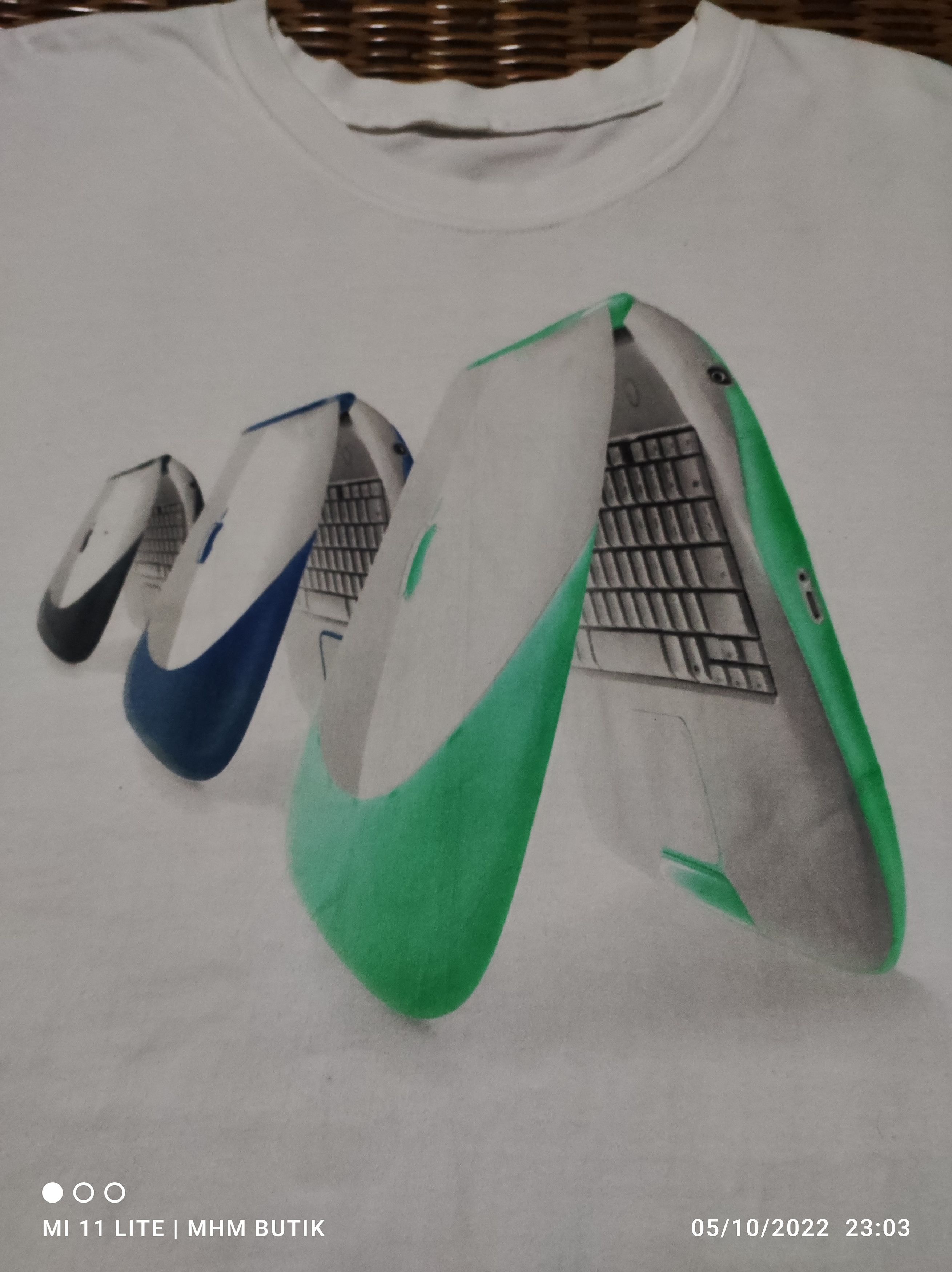 Apple × Vintage Vintage Apple iPhone Tee Shirt Size US XXL / EU 58 / 5 - 4 Thumbnail