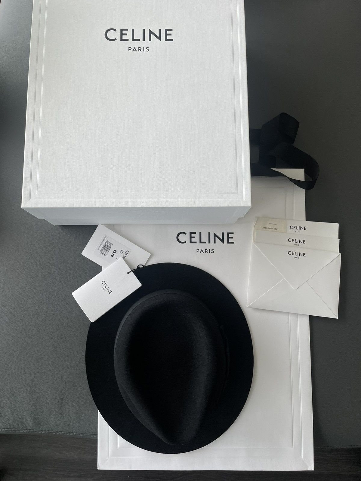 🐰 🐇 Hedi Slimane Super Runway Hat - Lapin aka Rabbit