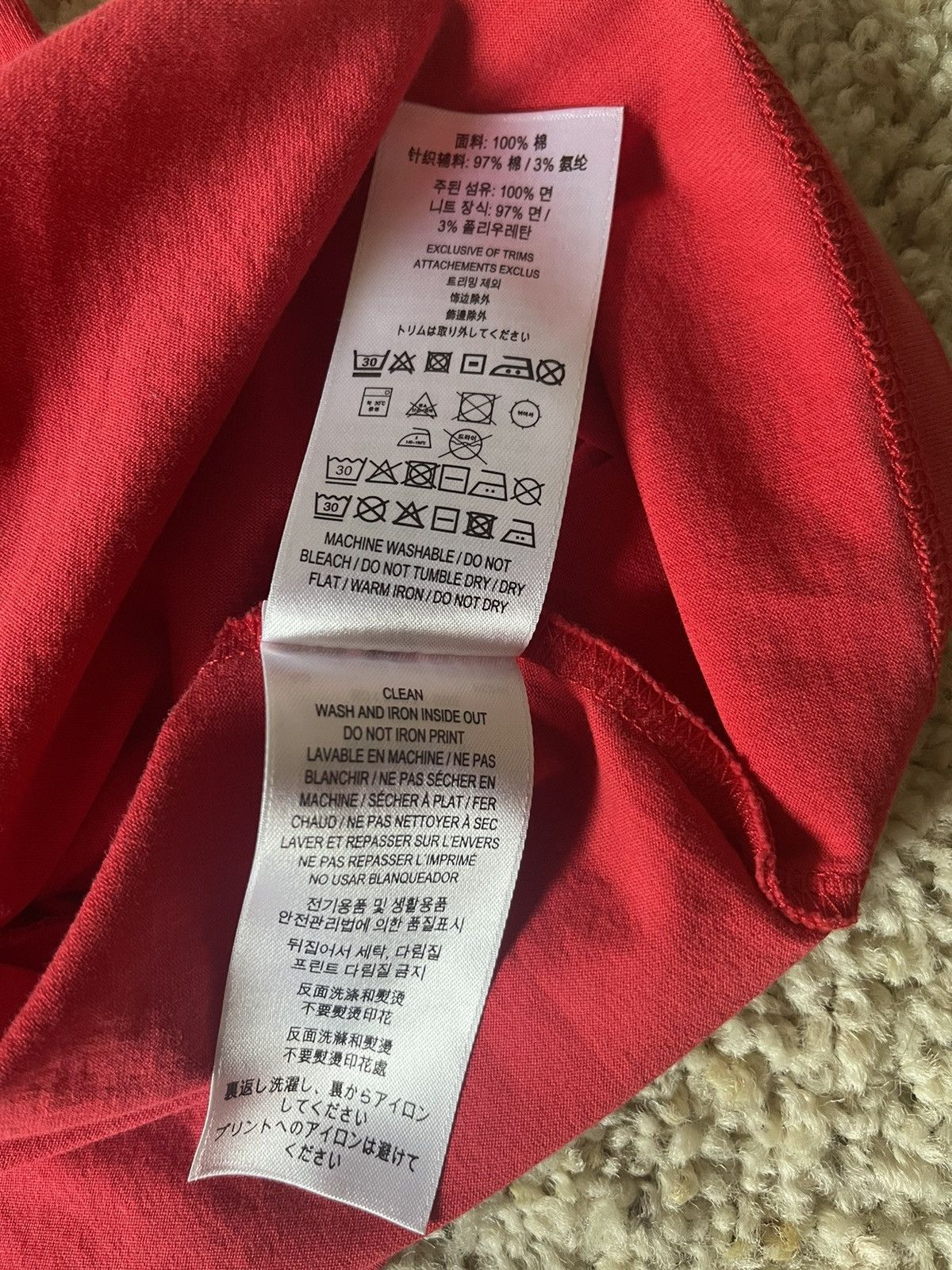 Burberry Burberry Logo Print Cotton T-shirt Size US L / EU 52-54 / 3 - 6 Thumbnail