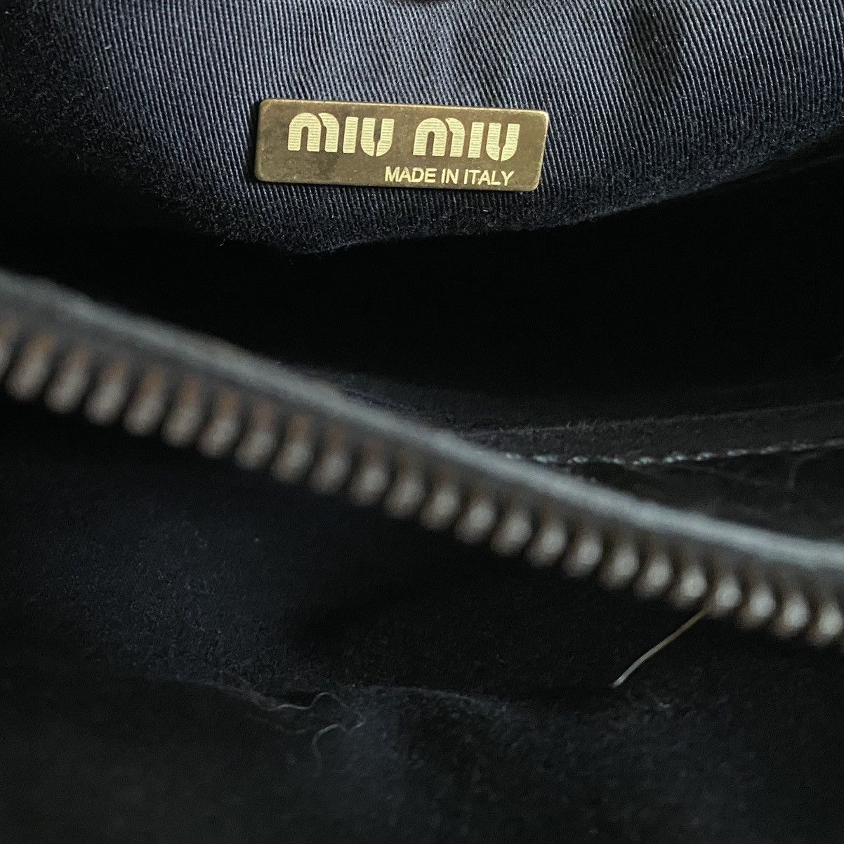 Miu Miu Miu miu Croc Embossed Leather Bag Size ONE SIZE - 5 Thumbnail