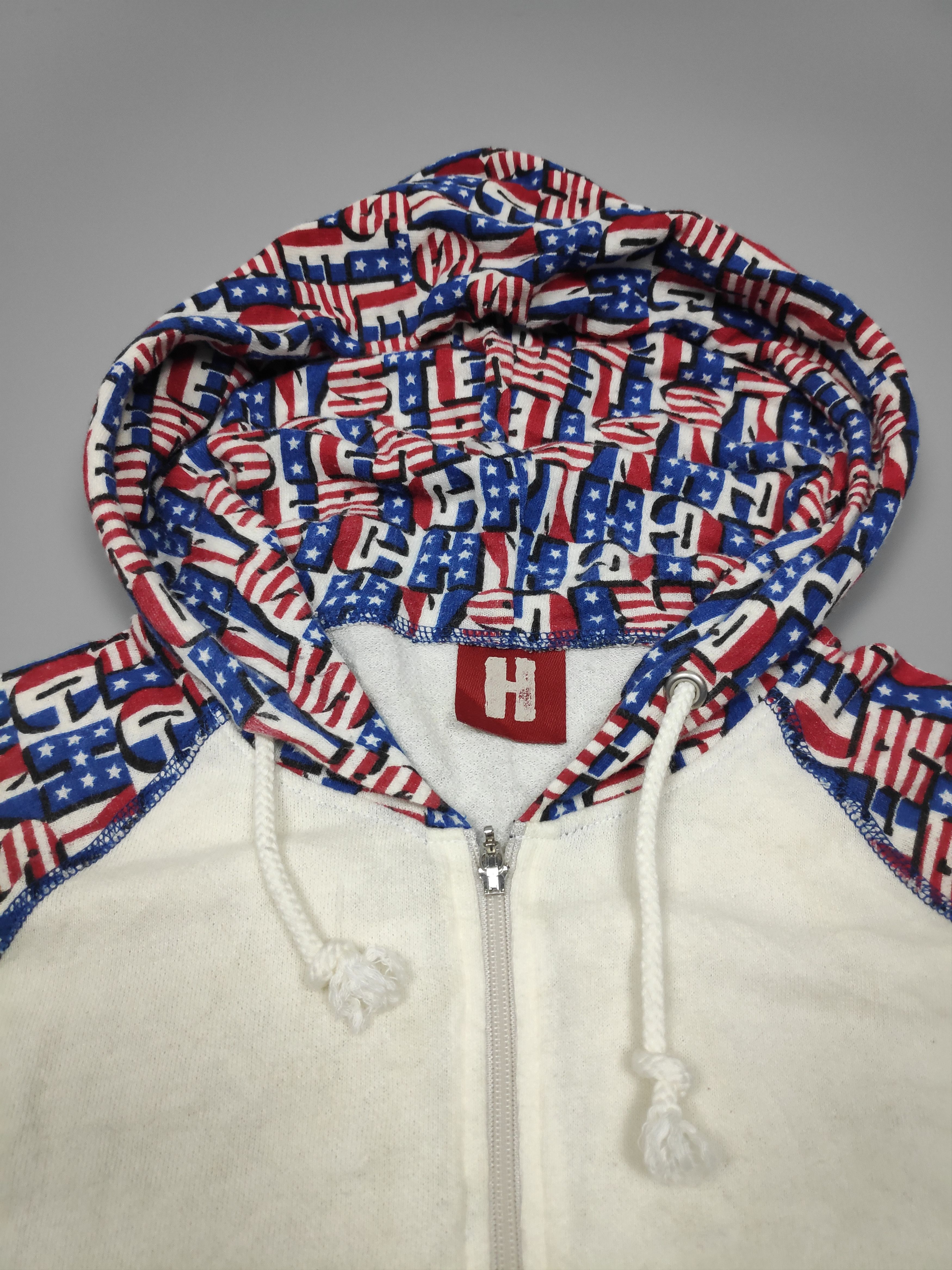 Hysteric Glamour VINTAGE HYSTERIC GLAMOUR AMERICAN FLAG HOODIE Size US M / EU 48-50 / 2 - 10 Thumbnail