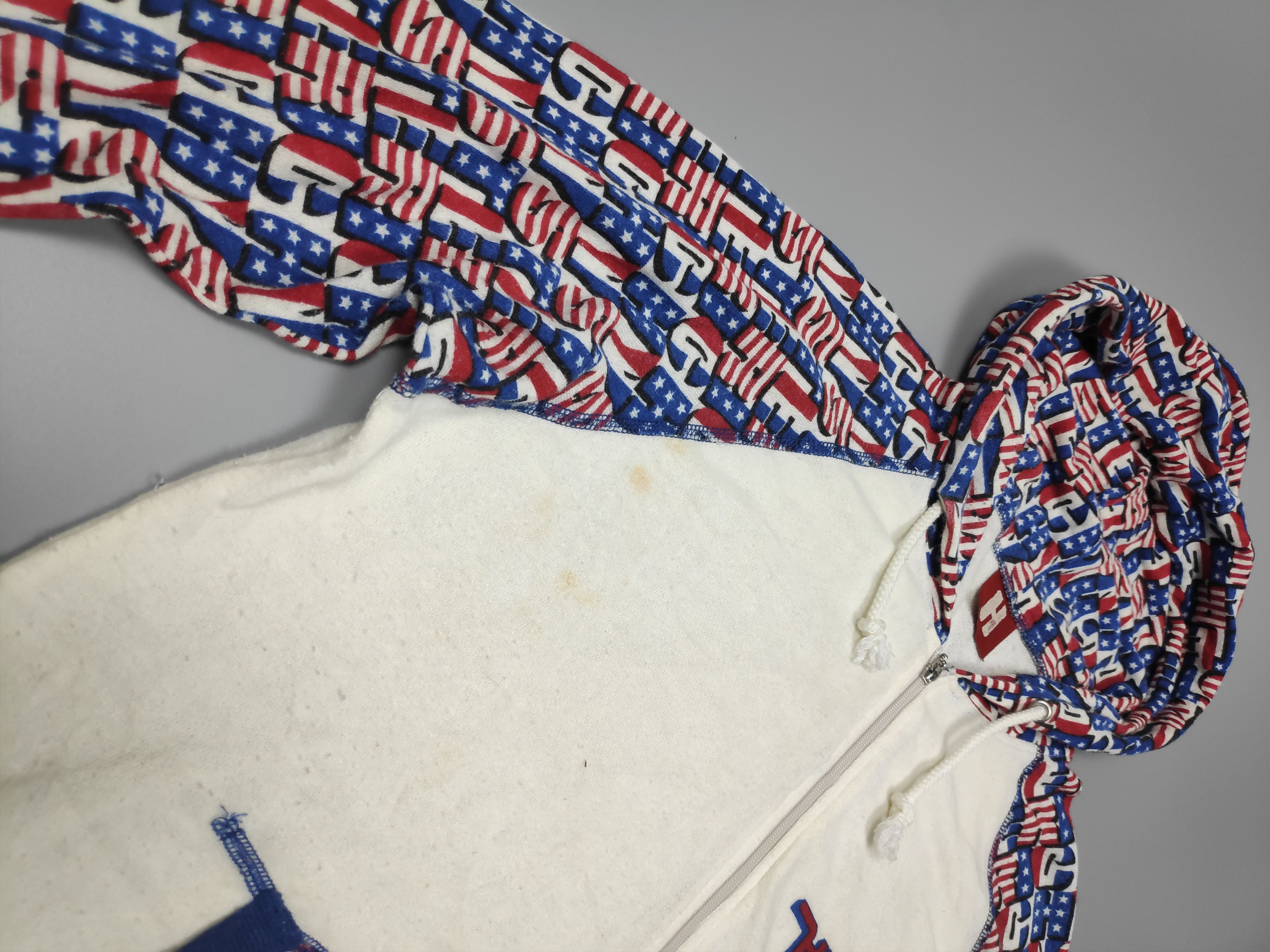 Hysteric Glamour VINTAGE HYSTERIC GLAMOUR AMERICAN FLAG HOODIE Size US M / EU 48-50 / 2 - 7 Thumbnail