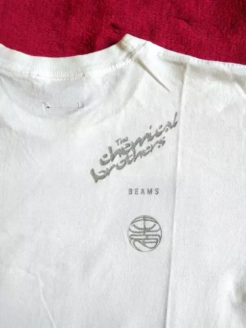 Beams Plus Beams X The Chemical Brothers white T shirt | Grailed