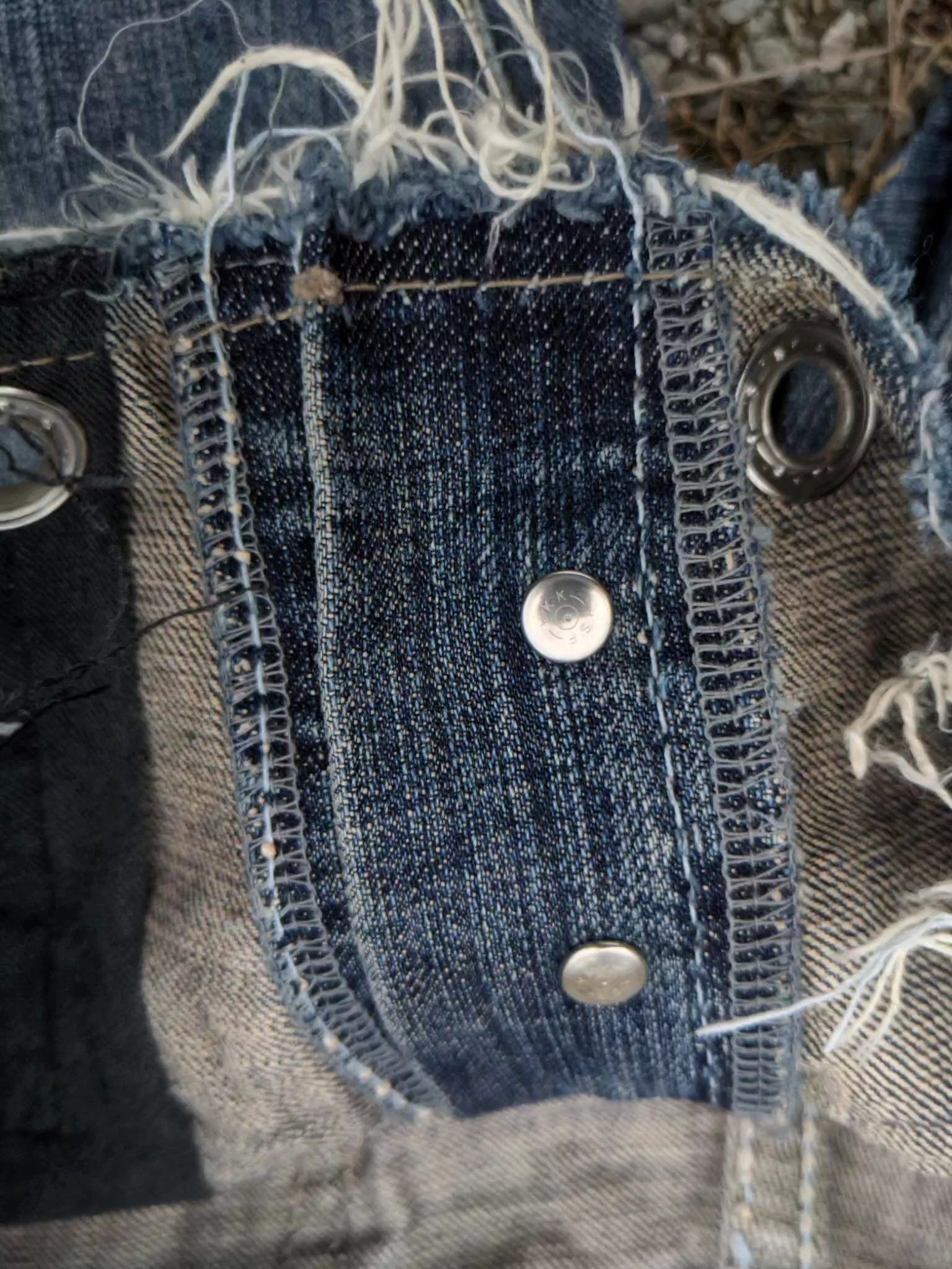 If Six Was Nine × Izreel  Kazuhiro Takakura Izreel Kazuhiro Takakura Distressed Flare Pant Size US 36 / EU 52 - 4 Thumbnail