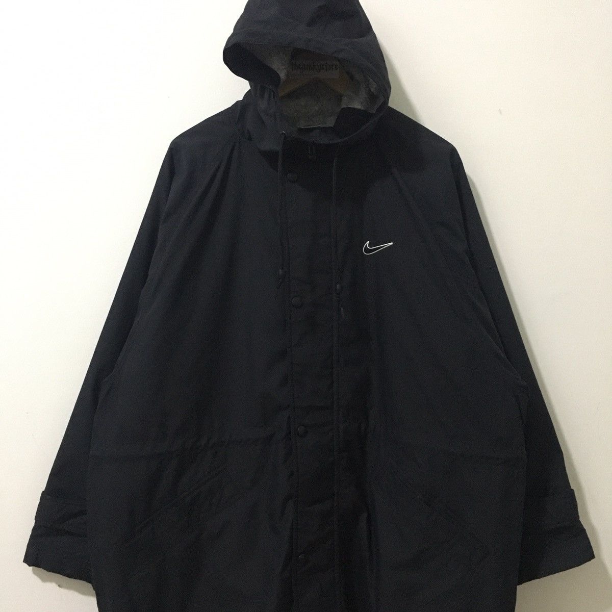 Nike Vintage 90s x Nike Embroidery Big Logo Long Coat Size US M / EU 48-50 / 2 - 2 Thumbnail