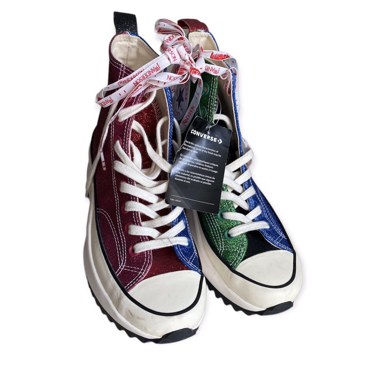 Converse × JW Anderson 2017 Glitter Run Star Hike Hi Top Size US 9 / IT 39 - 1 Thumbnail
