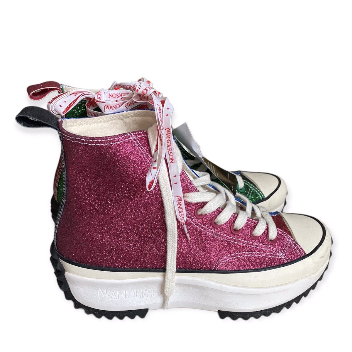 Converse × JW Anderson 2017 Glitter Run Star Hike Hi Top Size US 9 / IT 39 - 2 Thumbnail