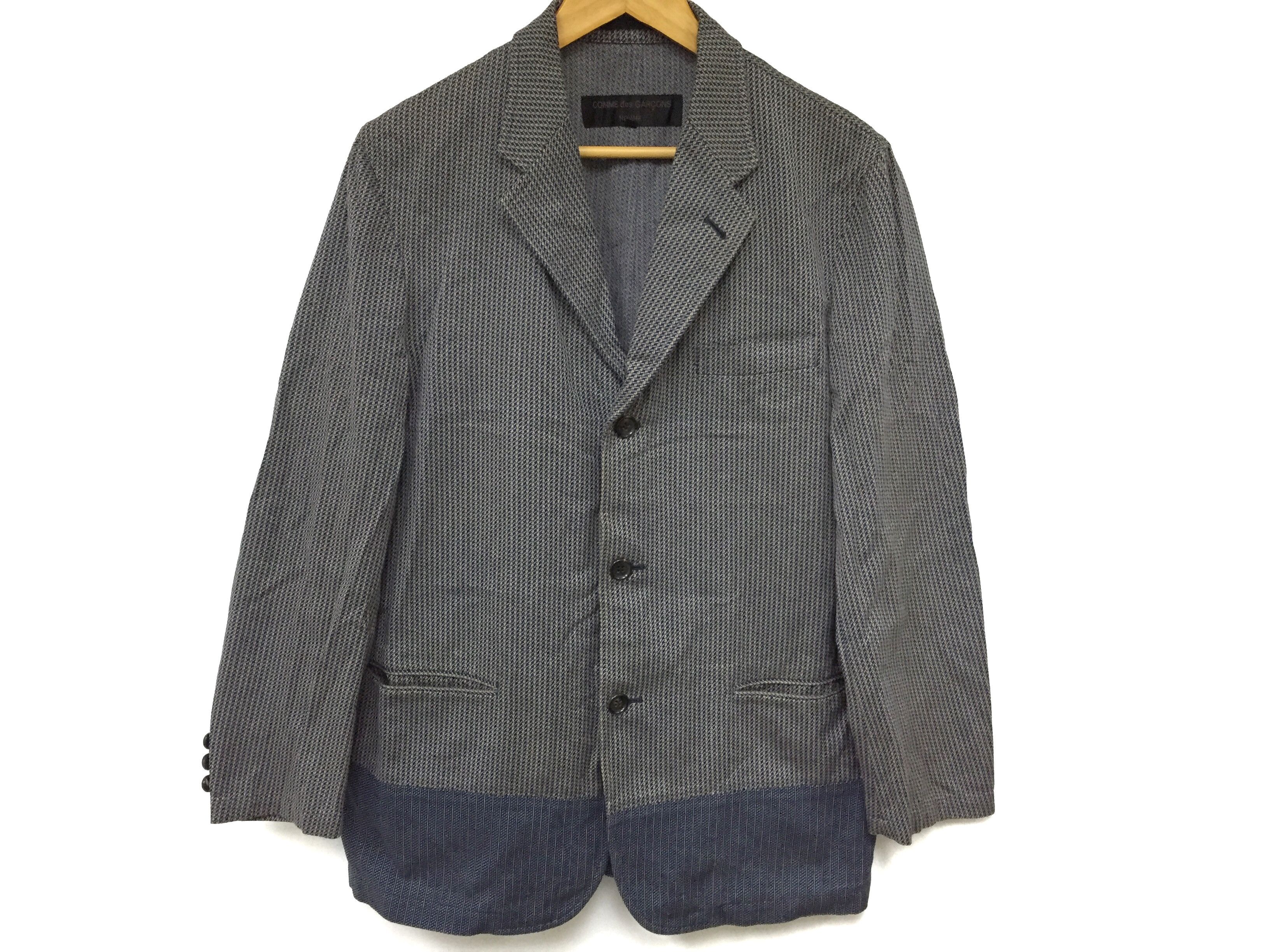 Comme des Garcons Homme AD2000 full embroidered 2 cut block jacket blazer Size US M / EU 48-50 / 2 - 3 Thumbnail