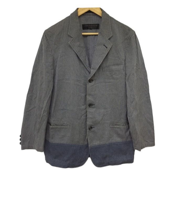 Comme des Garcons Homme AD2000 full embroidered 2 cut block jacket blazer Size US M / EU 48-50 / 2 - 1 Thumbnail