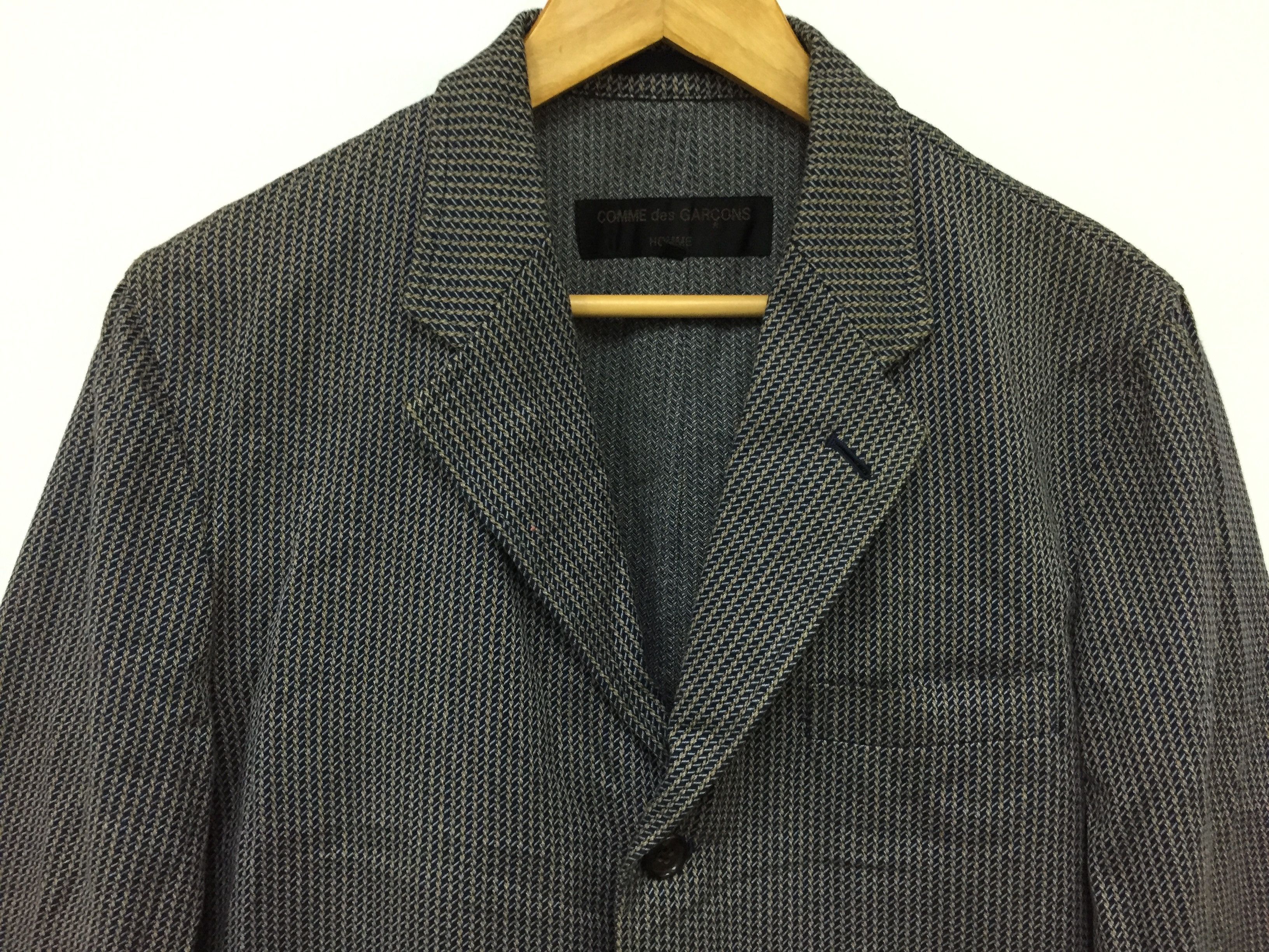 Comme des Garcons Homme AD2000 full embroidered 2 cut block jacket blazer Size US M / EU 48-50 / 2 - 4 Thumbnail