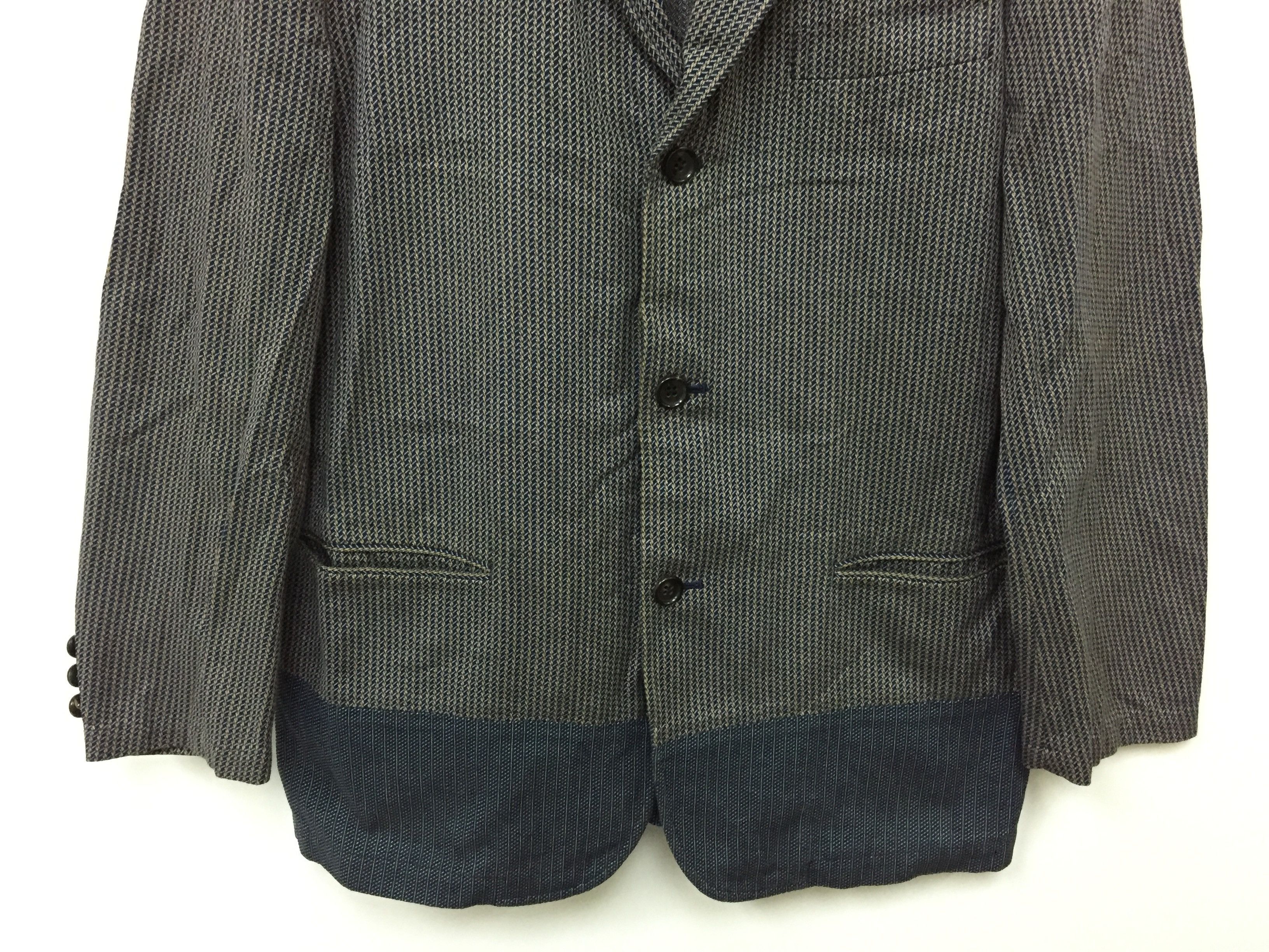Comme des Garcons Homme AD2000 full embroidered 2 cut block jacket blazer Size US M / EU 48-50 / 2 - 5 Thumbnail