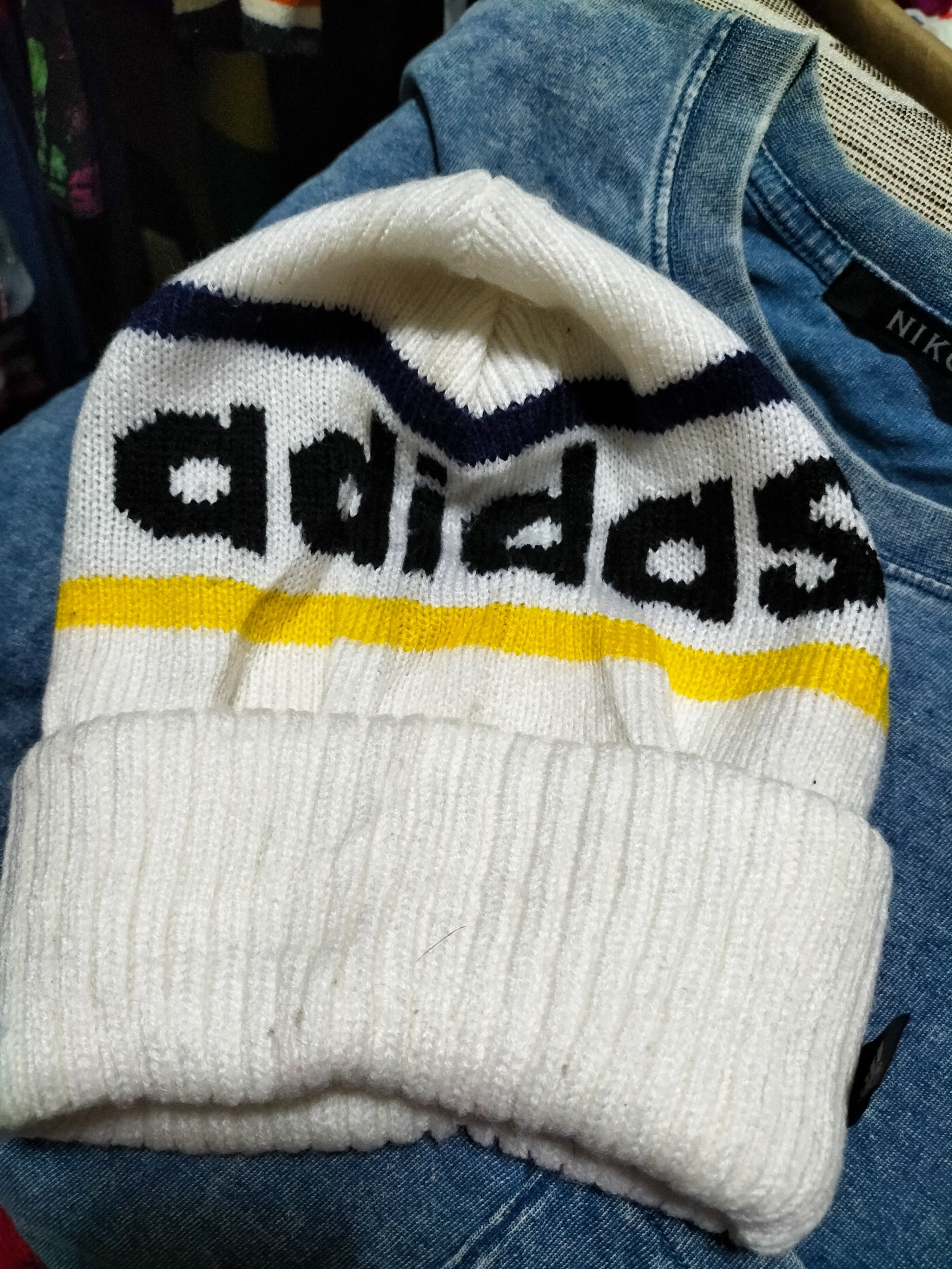Adidas × Vintage Vintage Adidas Snow Hat winter fashion sportswear Size ONE SIZE - 1 Thumbnail