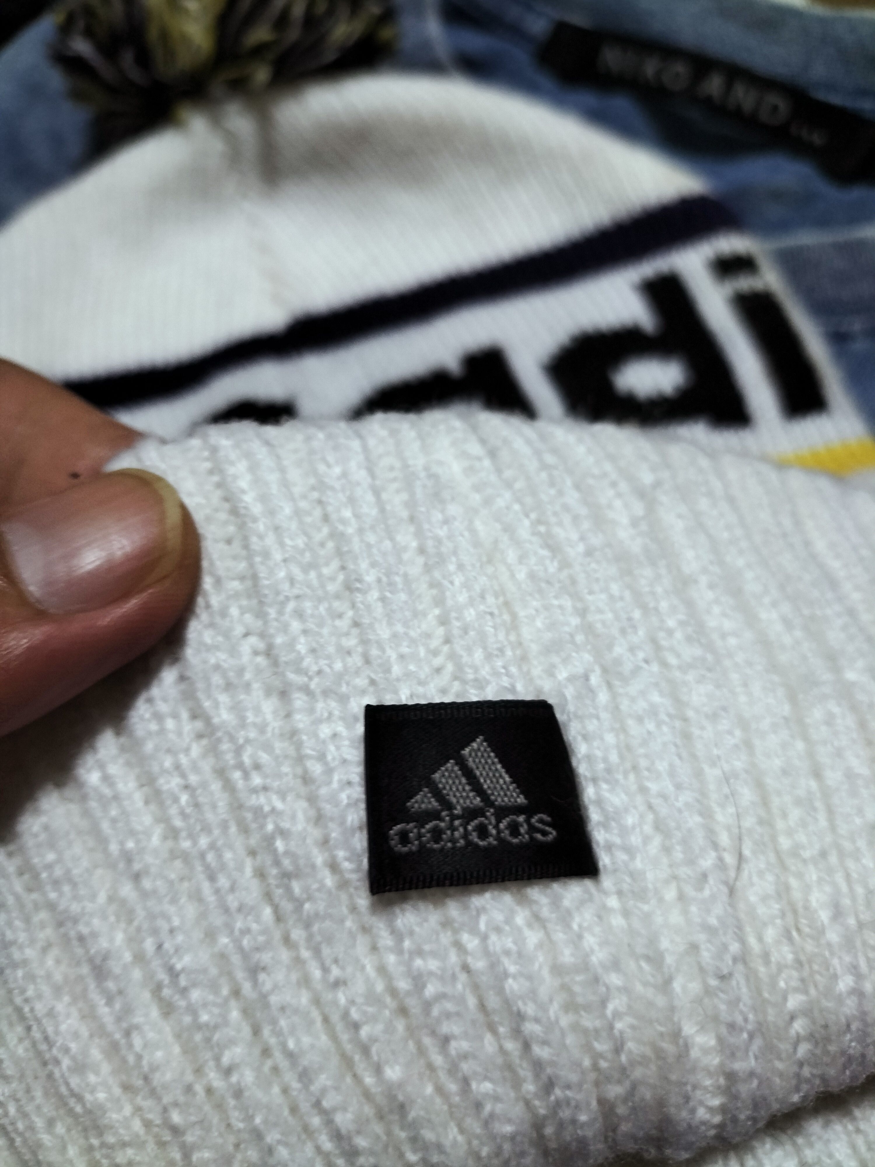 Adidas × Vintage Vintage Adidas Snow Hat winter fashion sportswear Size ONE SIZE - 2 Thumbnail