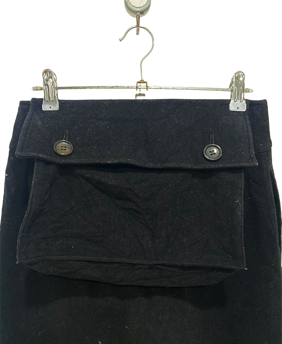 Yohji Yamamoto YOHJI YAMAMOTO Y’s POUR HOMME SKIRT REAR BIG POCKET DESIGN Size 28" / US 6 / IT 42 - 3 Thumbnail