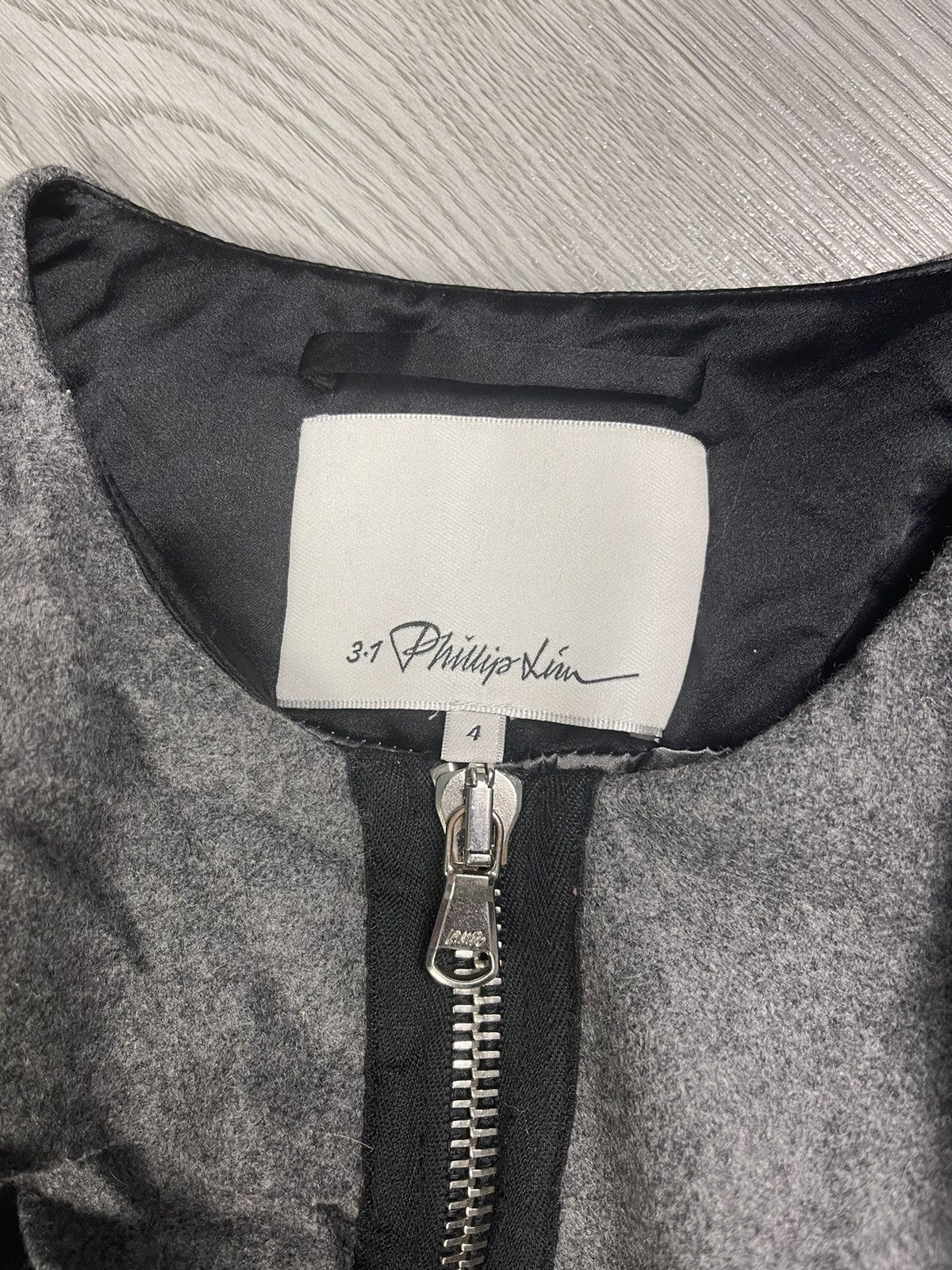 3.1 Phillip Lim × Designer Phillip Lim Symetrically Ruffle Wool Coat Jacket Size XS / US 0-2 / IT 36-38 - 9 Thumbnail