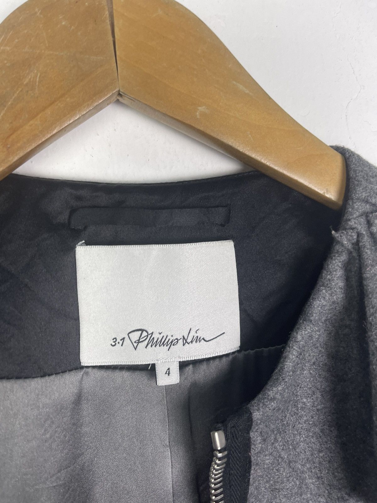 3.1 Phillip Lim × Designer Phillip Lim Symetrically Ruffle Wool Coat Jacket Size XS / US 0-2 / IT 36-38 - 6 Thumbnail