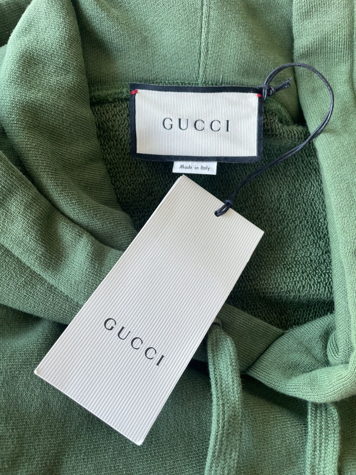 Gucci Rare Brand New Limited Super Runway Gucci Logo Heavy Hoodie Size US XL / EU 56 / 4 - 15 Thumbnail